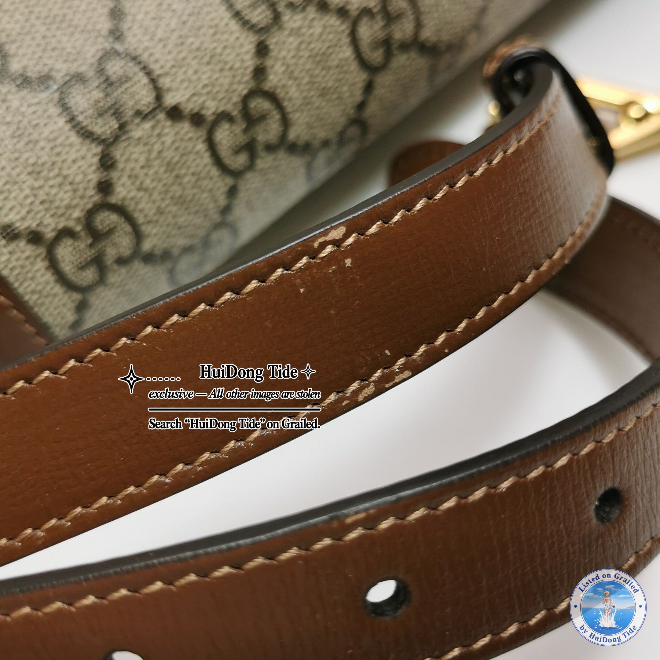 Gucci Gucci 1955 Horsebit GG Supreme Shoulder Bag Size ONE SIZE - 13 Thumbnail
