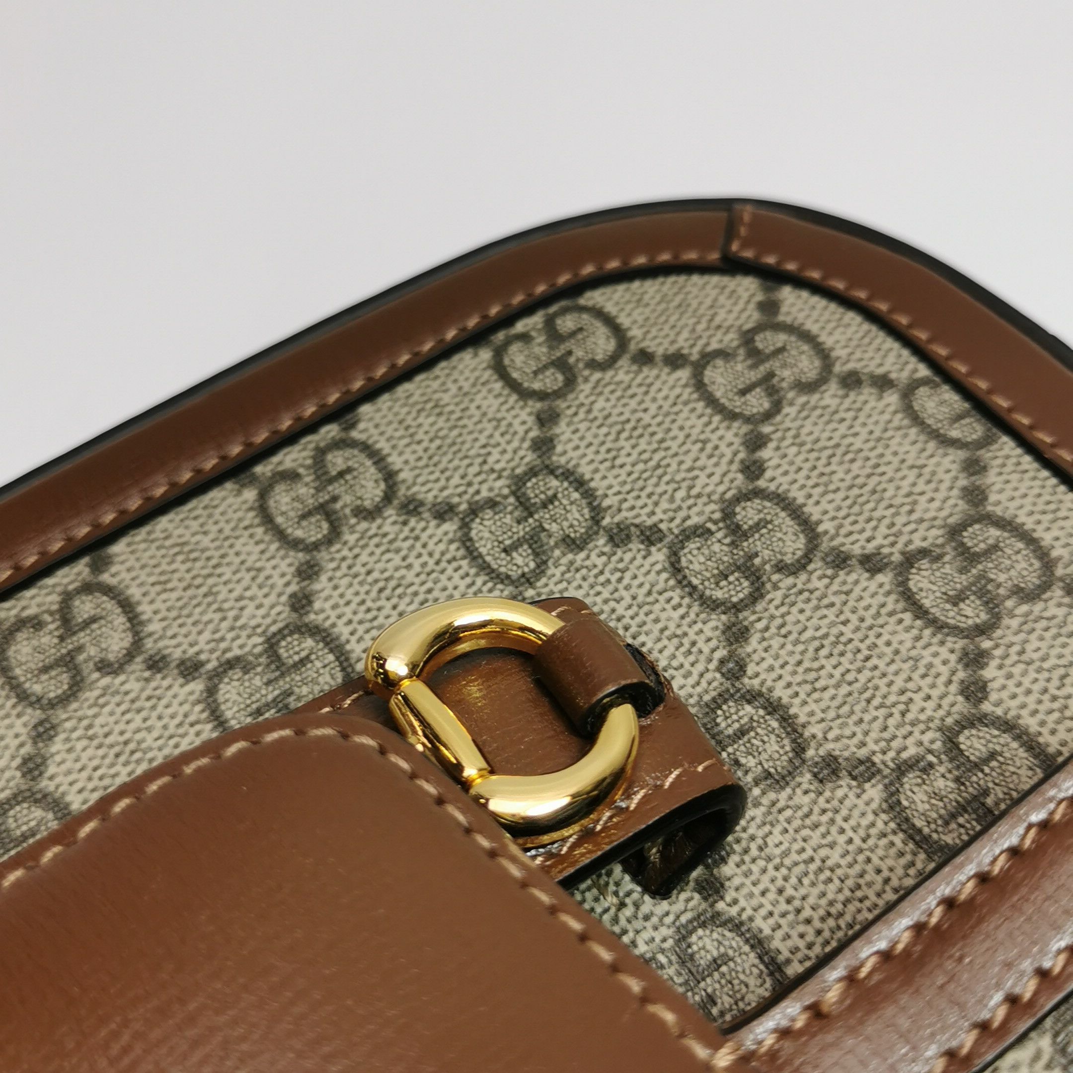 Gucci Gucci 1955 Horsebit GG Supreme Shoulder Bag Size ONE SIZE - 15 Thumbnail