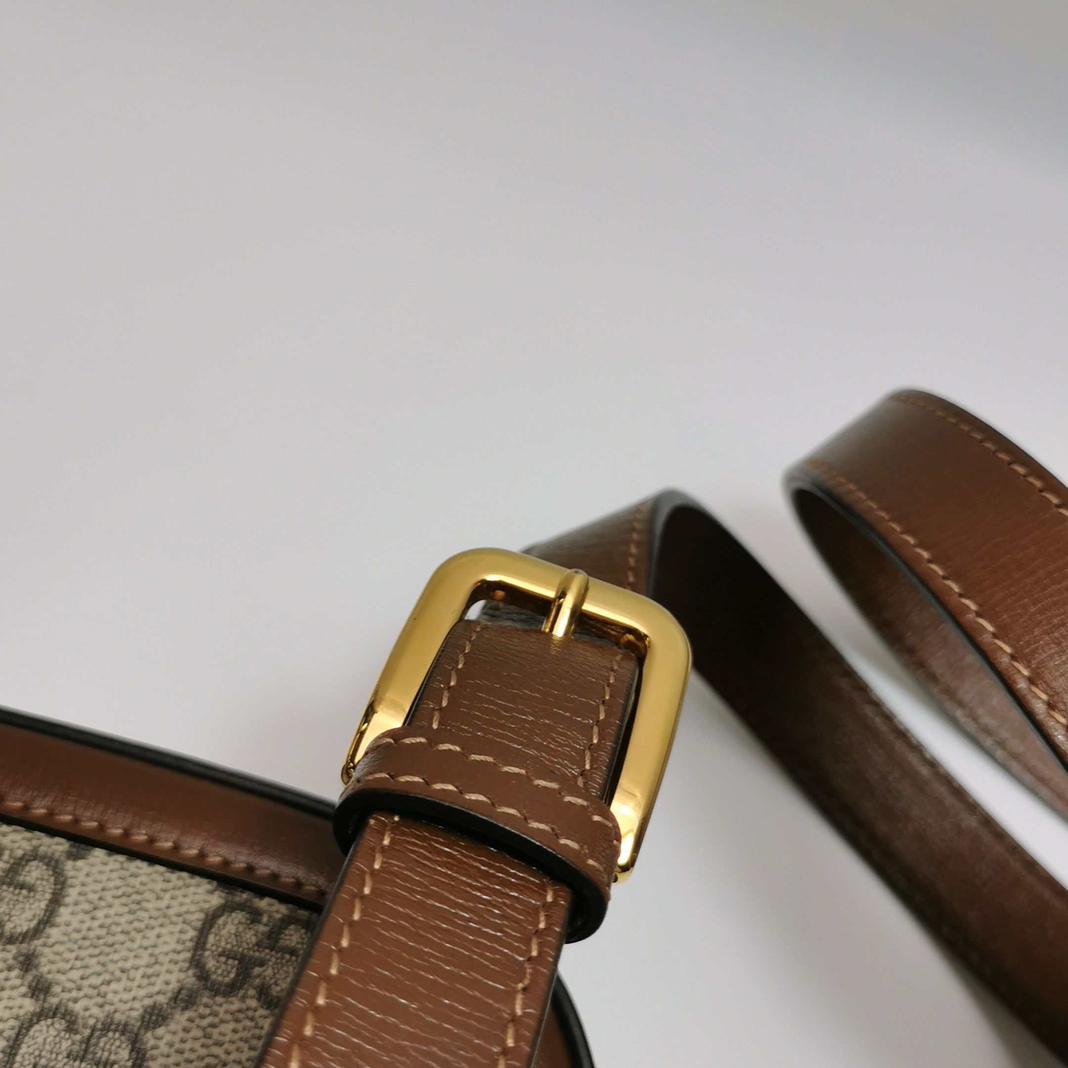 Gucci Gucci 1955 Horsebit GG Supreme Shoulder Bag Size ONE SIZE - 17 Thumbnail