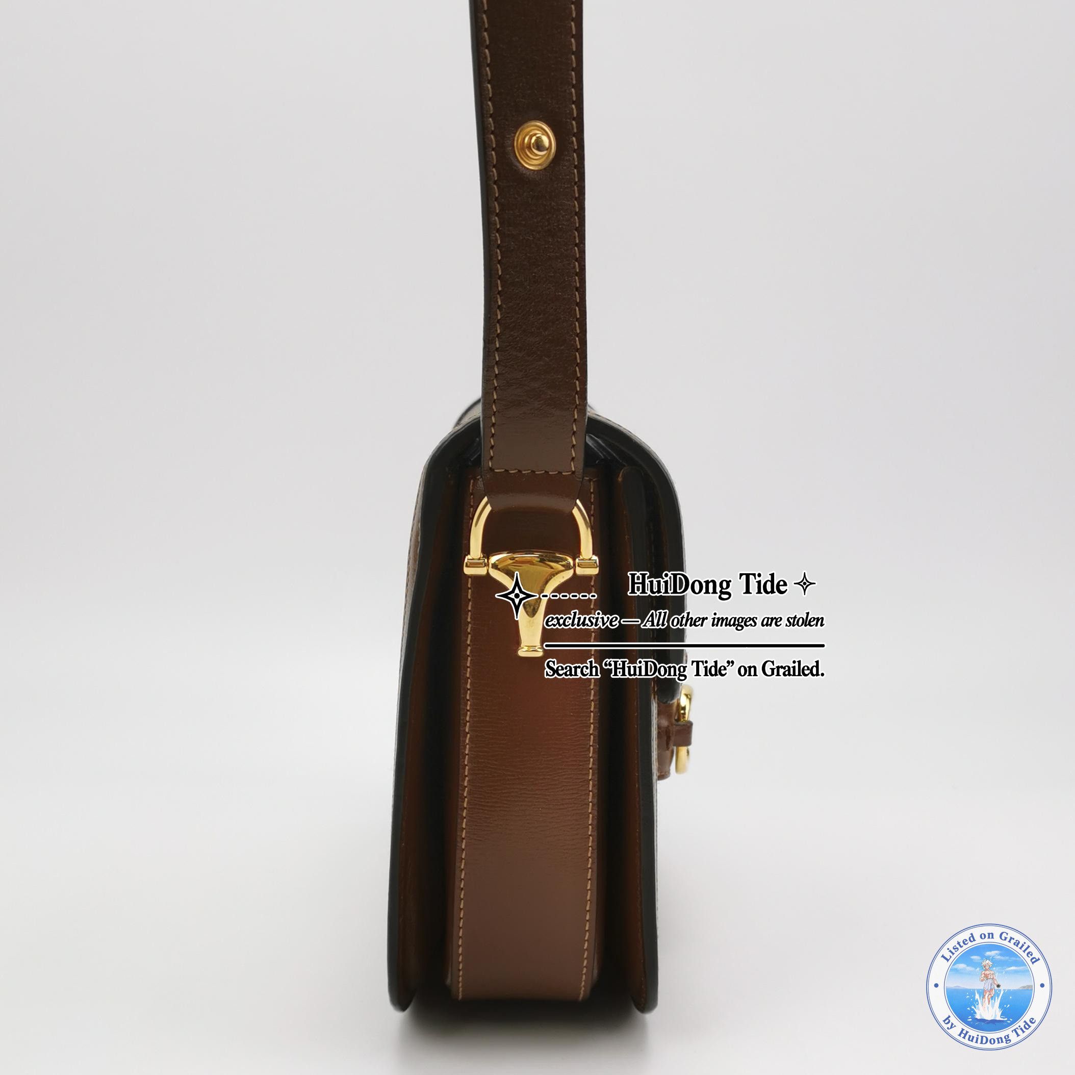 Gucci Gucci 1955 Horsebit GG Supreme Shoulder Bag Size ONE SIZE - 4 Thumbnail