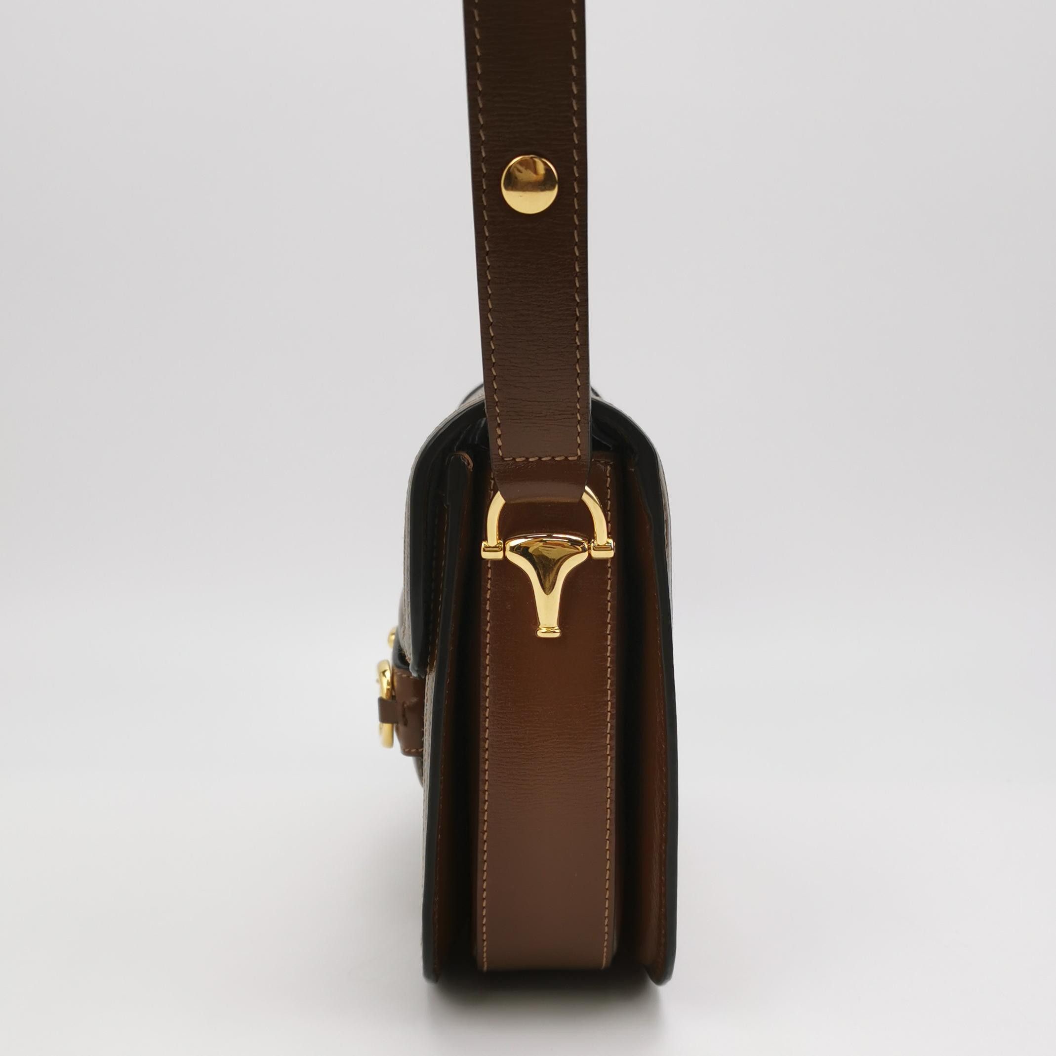Gucci Gucci 1955 Horsebit GG Supreme Shoulder Bag Size ONE SIZE - 3 Thumbnail