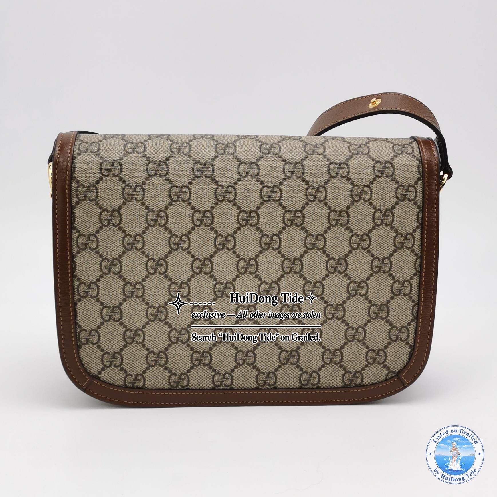 Gucci Gucci 1955 Horsebit GG Supreme Shoulder Bag Size ONE SIZE - 5 Thumbnail