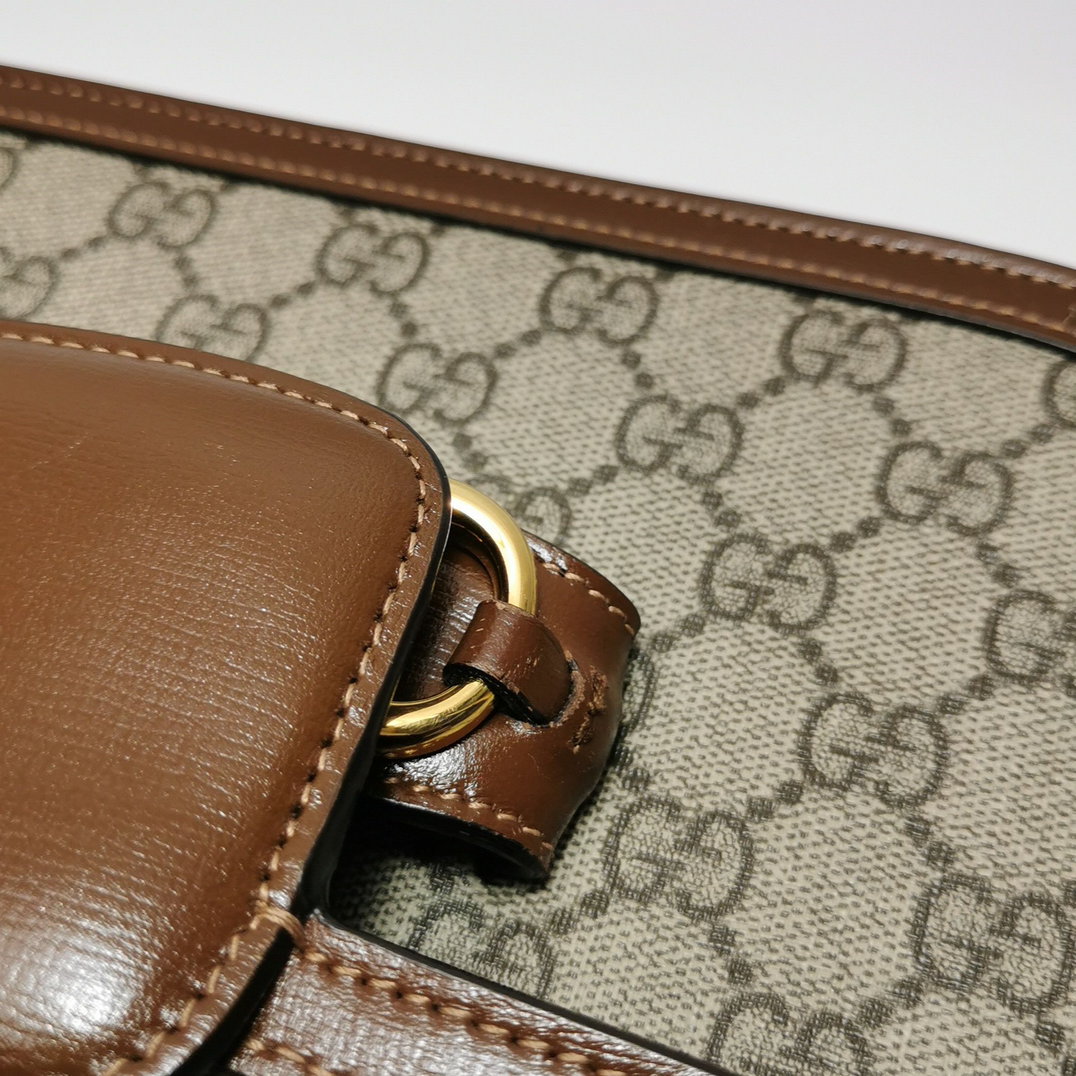 Gucci Gucci 1955 Horsebit GG Supreme Shoulder Bag Size ONE SIZE - 20 Thumbnail