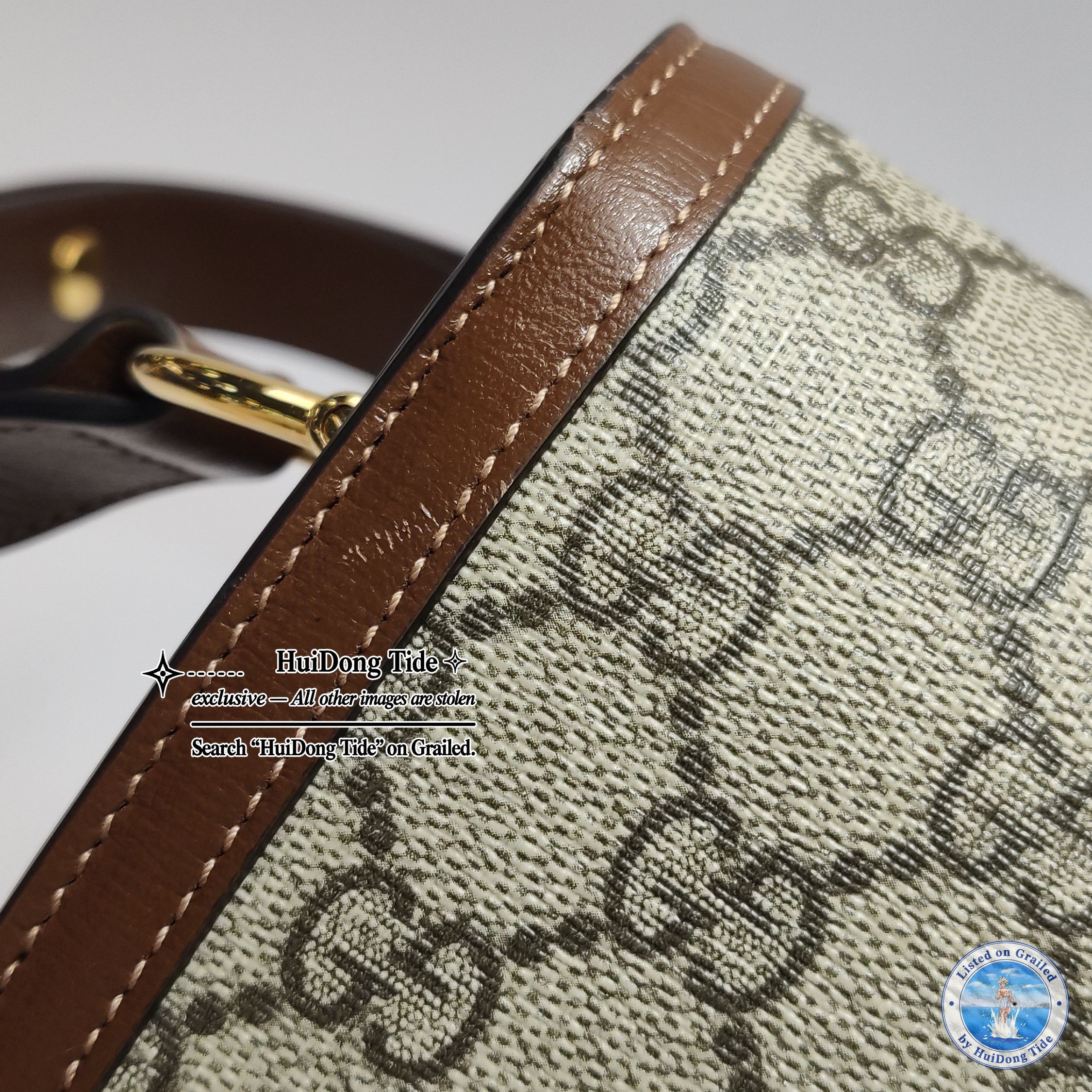 Gucci Gucci 1955 GG Supreme Horsebit Shoulder Bag ONE SIZE Size ONE SIZE - 17 Thumbnail