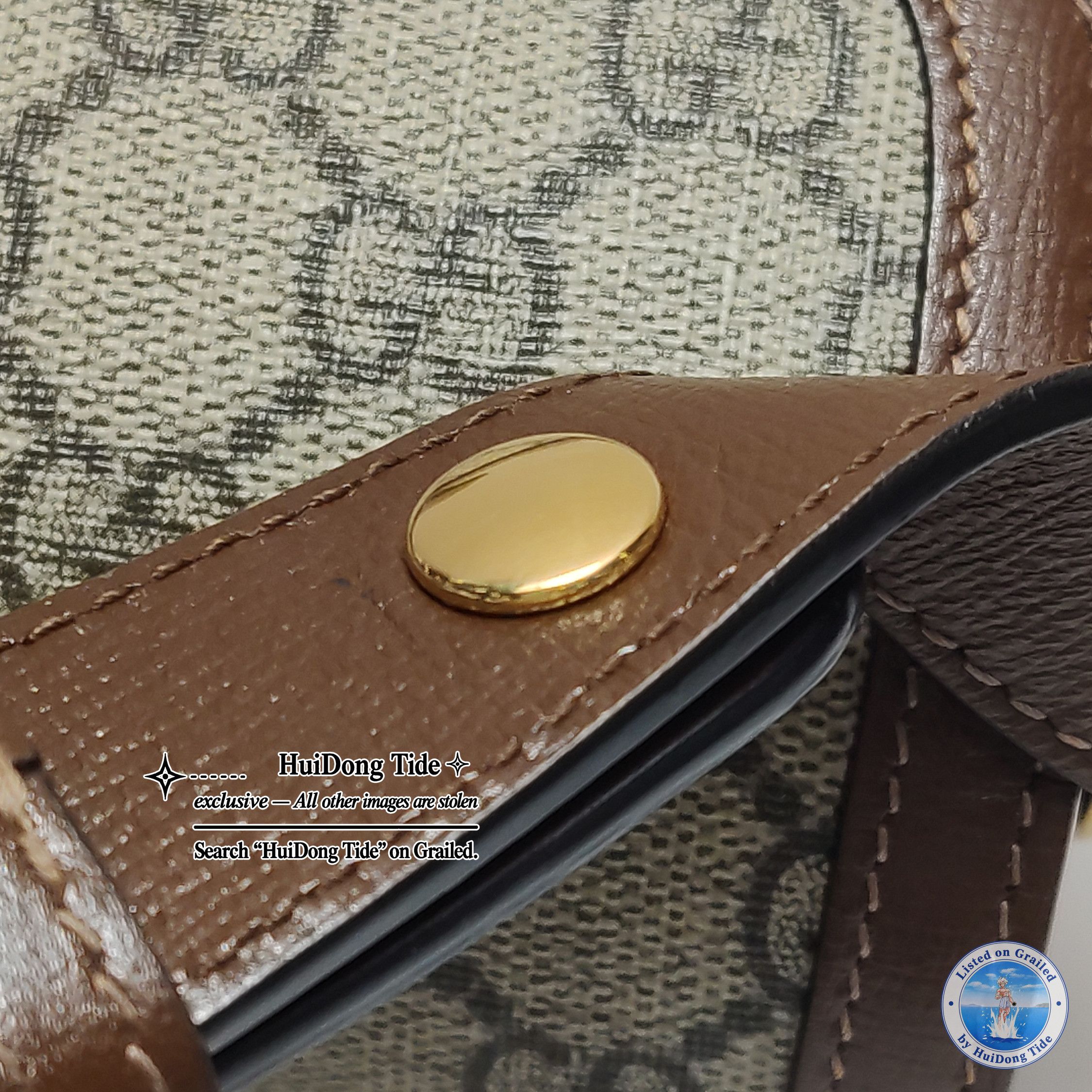 Gucci Gucci 1955 GG Supreme Horsebit Shoulder Bag ONE SIZE Size ONE SIZE - 12 Thumbnail