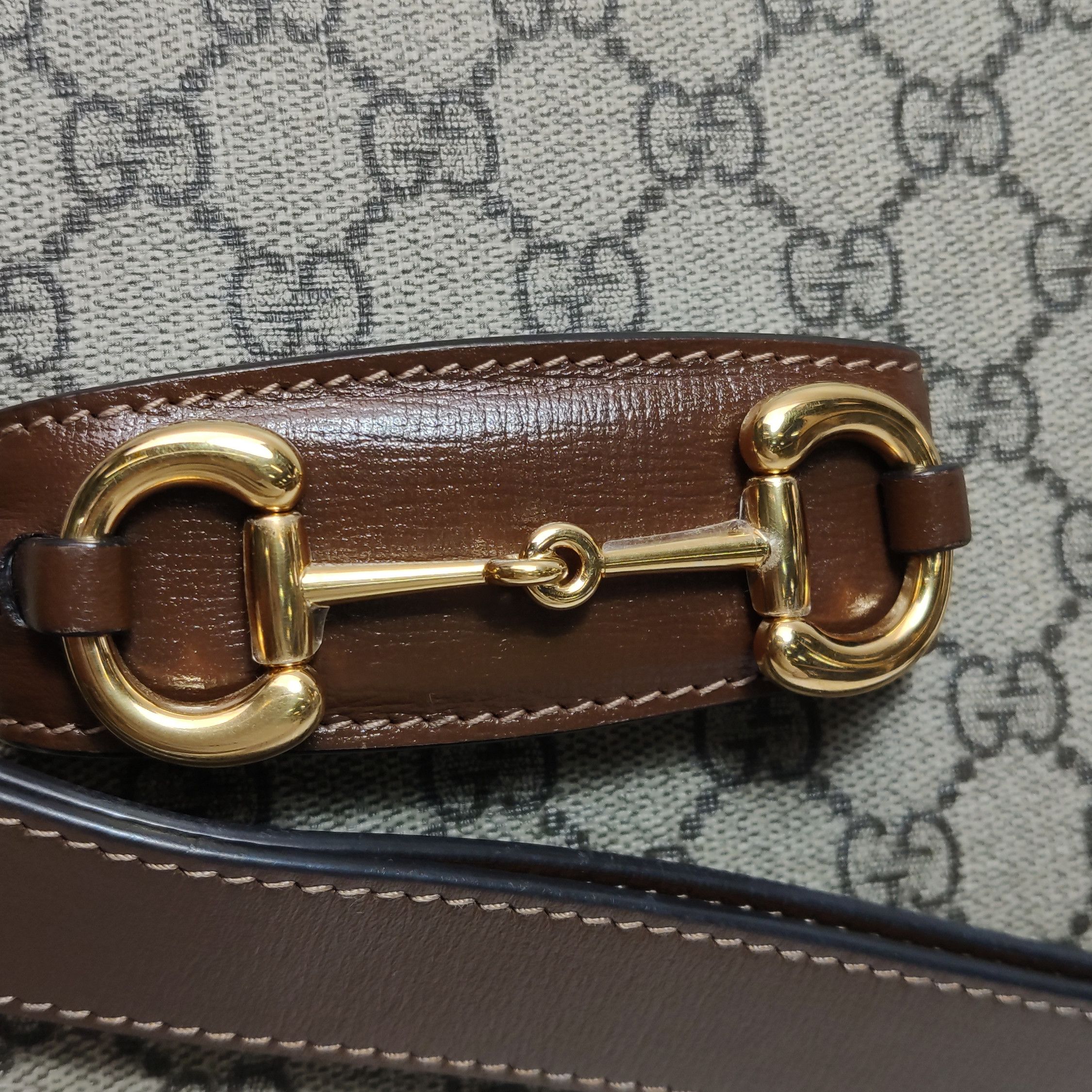 Gucci Gucci 1955 Horsebit GG Supreme Shoulder Bag Size ONE SIZE - 10 Thumbnail