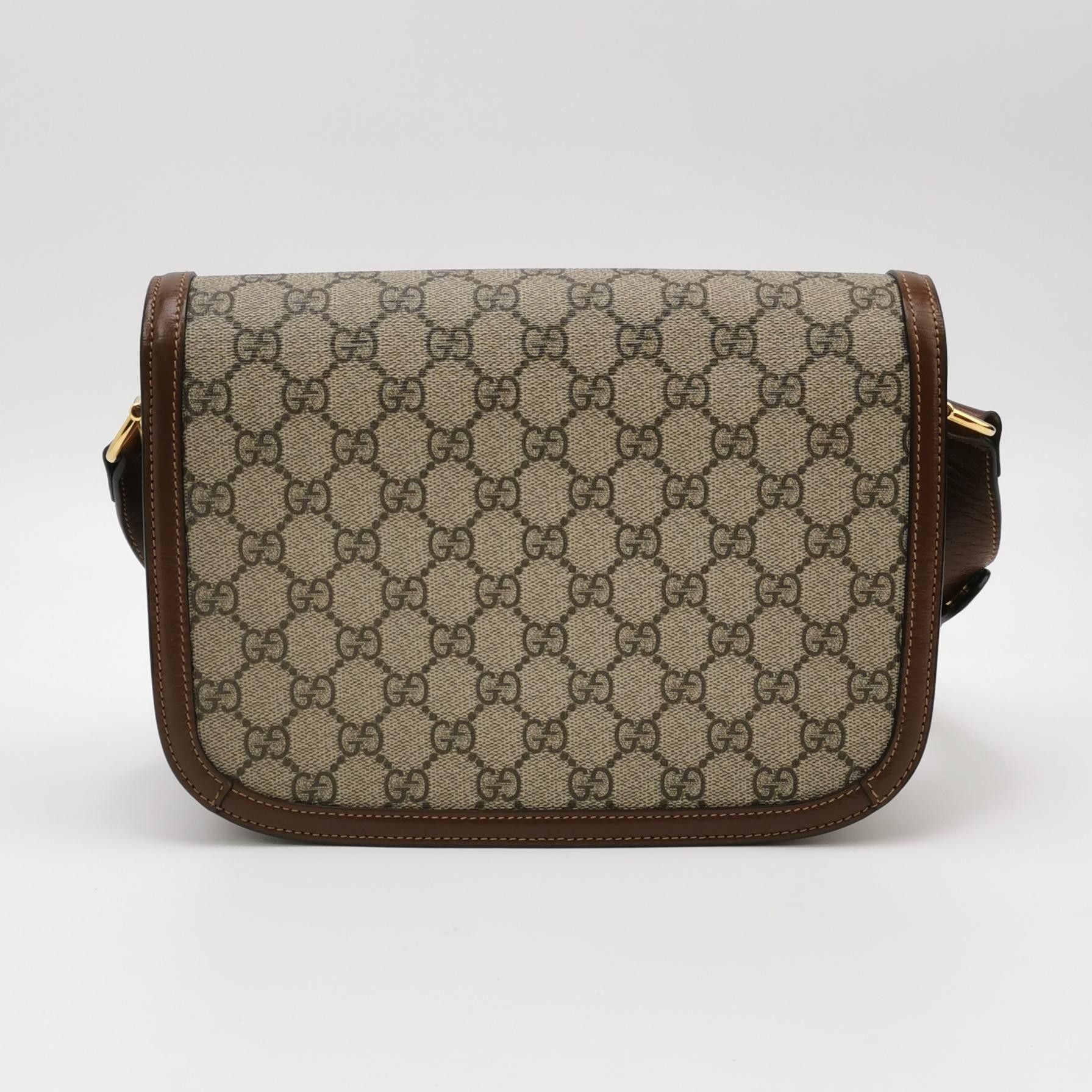 Gucci Gucci 1955 Horsebit GG Supreme Shoulder Bag Size ONE SIZE - 5 Thumbnail