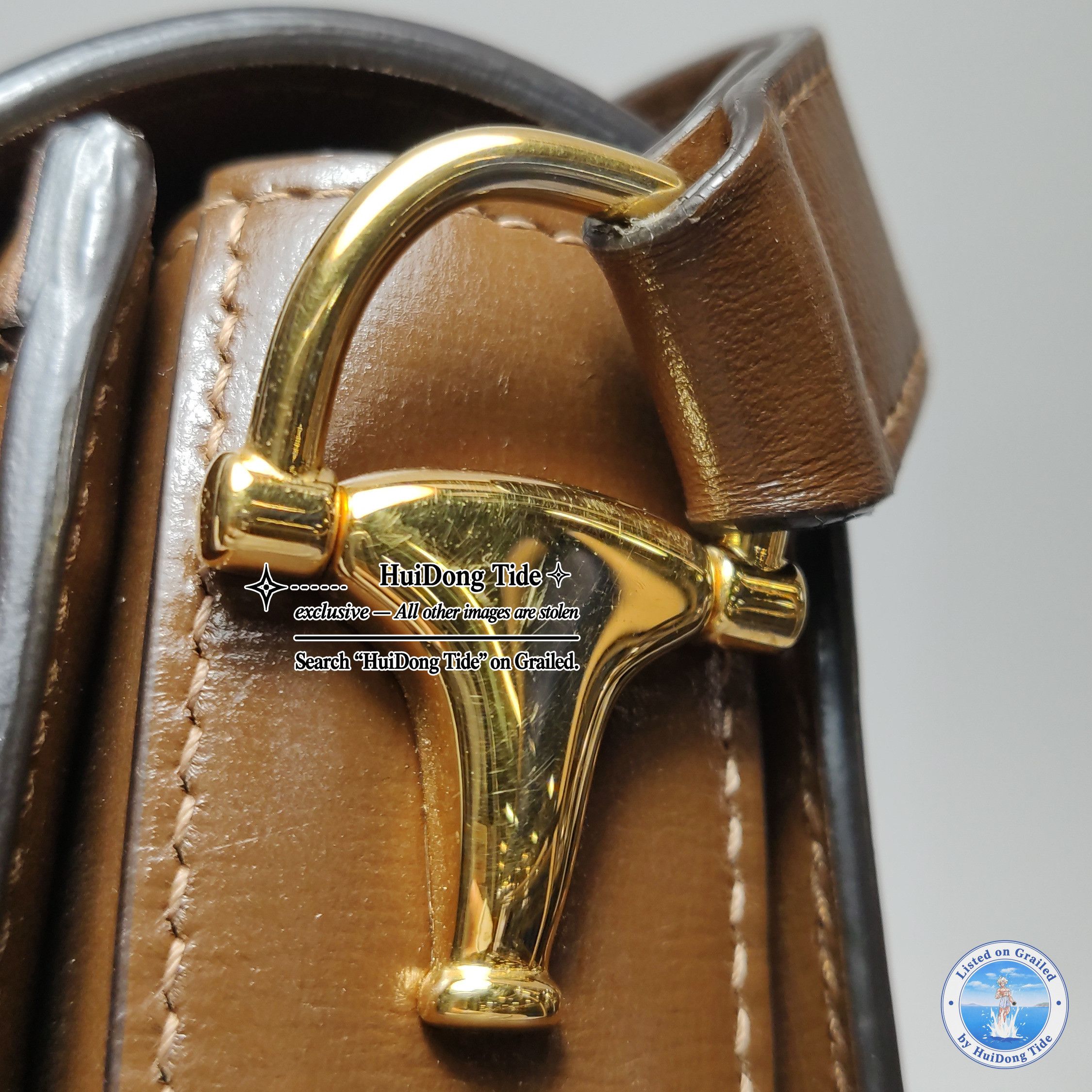 Gucci Gucci 1955 GG Supreme Horsebit Shoulder Bag ONE SIZE Size ONE SIZE - 15 Thumbnail