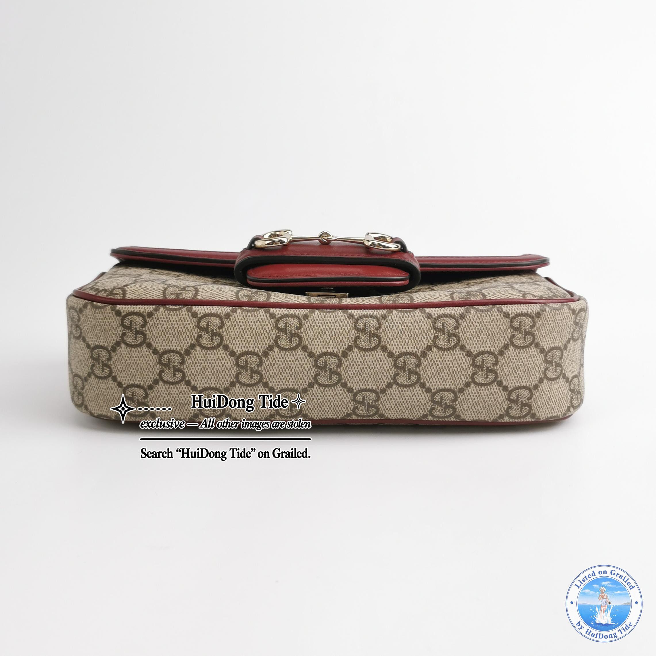 Gucci Gucci 1955 Horsebit GG Supreme Shoulder Bag Size ONE SIZE - 6 Thumbnail
