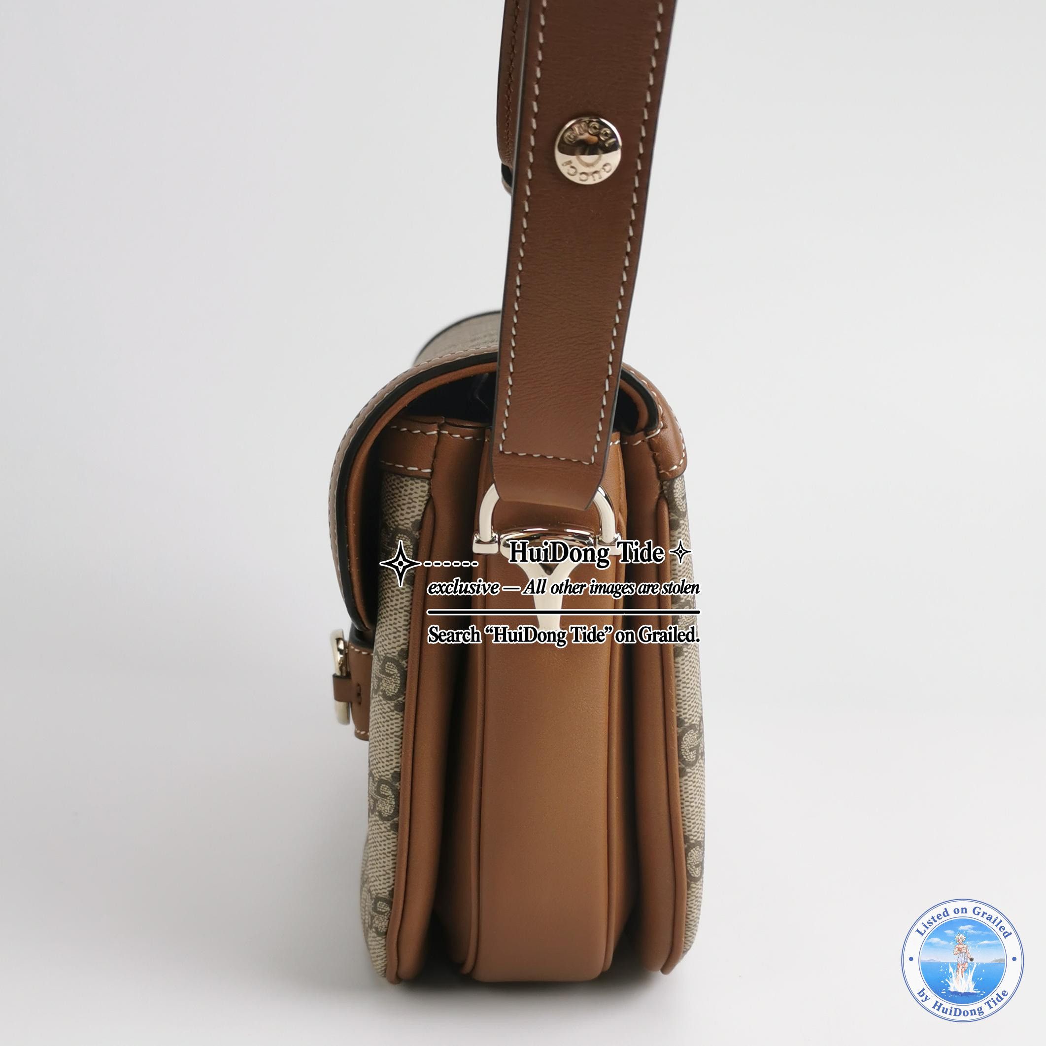 Gucci Gucci 1955 Horsebit GG Supreme Shoulder Bag Size ONE SIZE - 3 Thumbnail