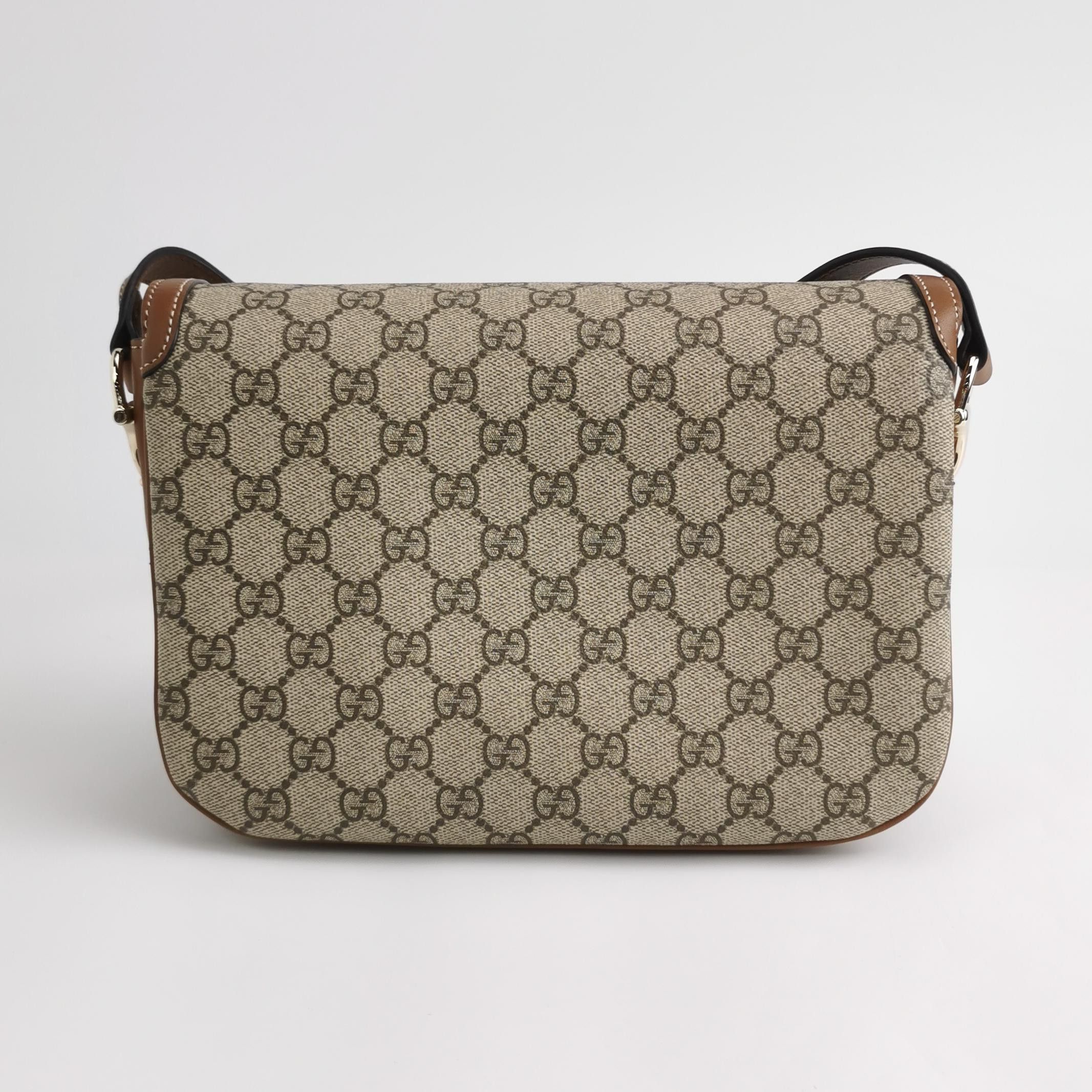 Gucci Gucci 1955 Horsebit GG Supreme Shoulder Bag Size ONE SIZE - 5 Thumbnail