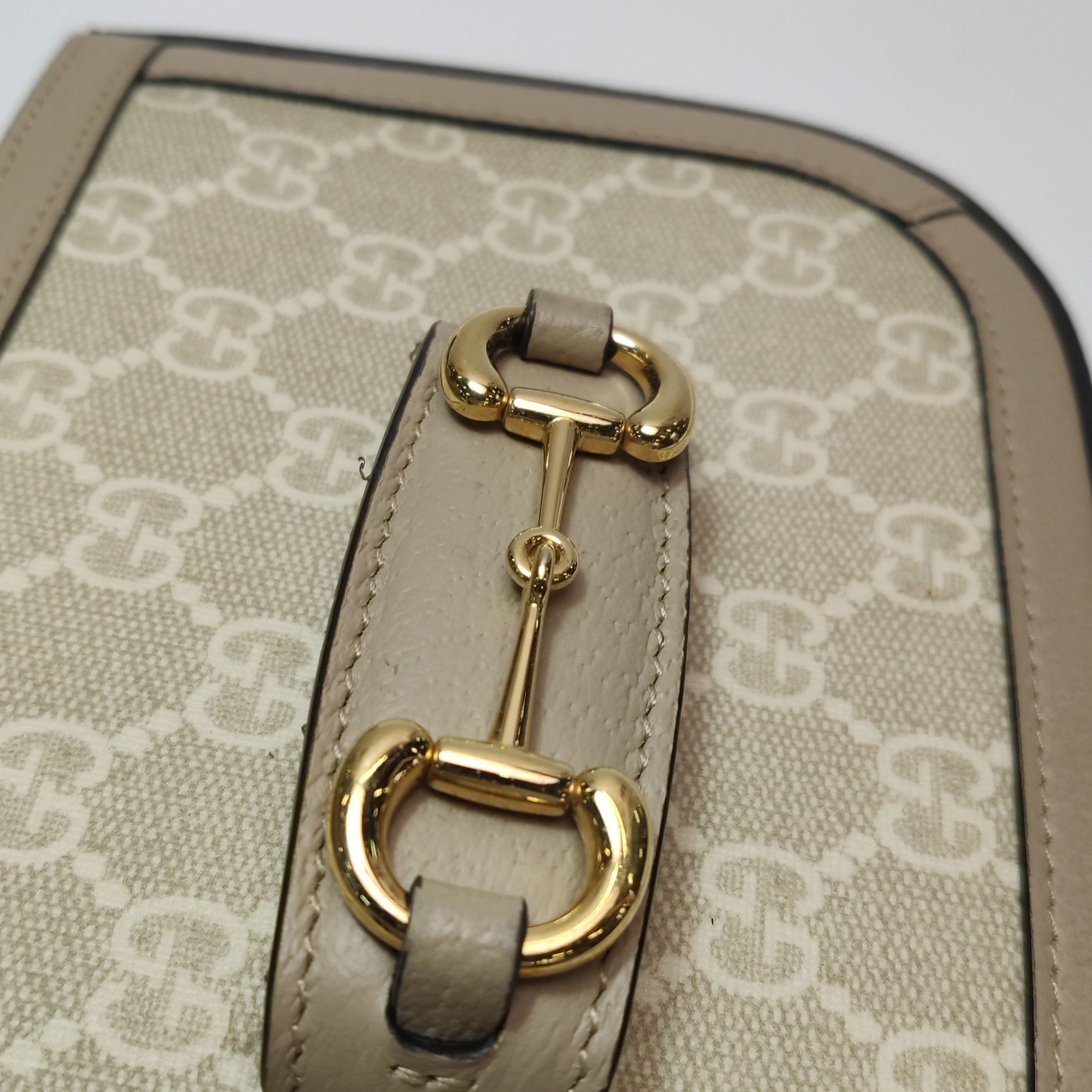 Gucci Gucci 1955 GG Supreme Horsebit Shoulder Bag Size ONE SIZE - 14 Thumbnail