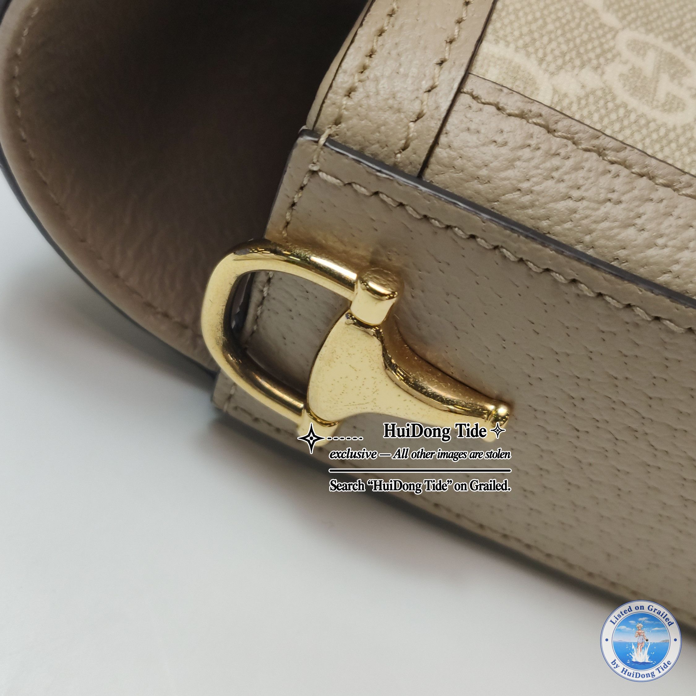 Gucci Gucci 1955 GG Supreme Horsebit Shoulder Bag Size ONE SIZE - 15 Thumbnail