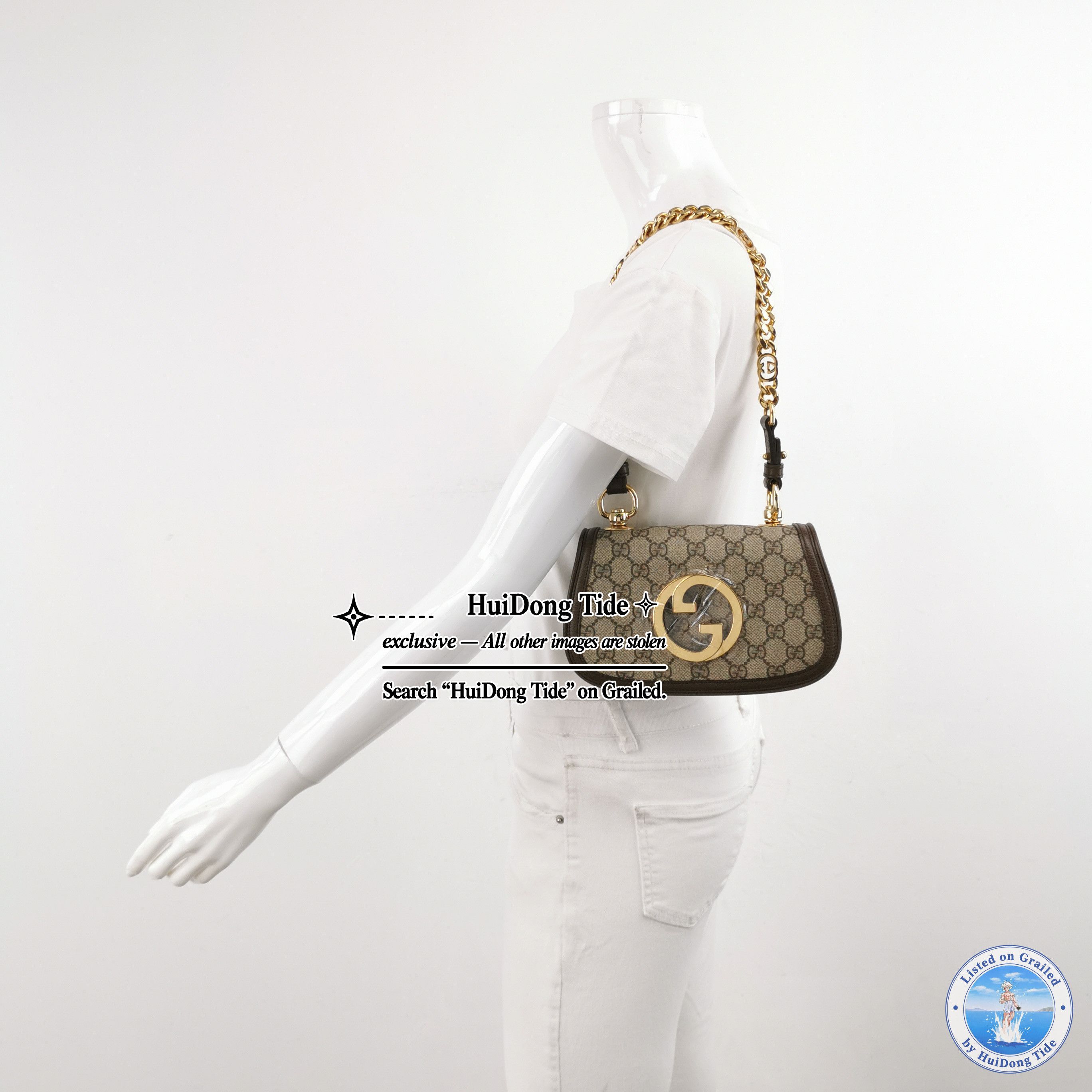 Gucci Gucci Blondie Mini GG Supreme Shoulder Bag Size ONE SIZE - 2 Thumbnail