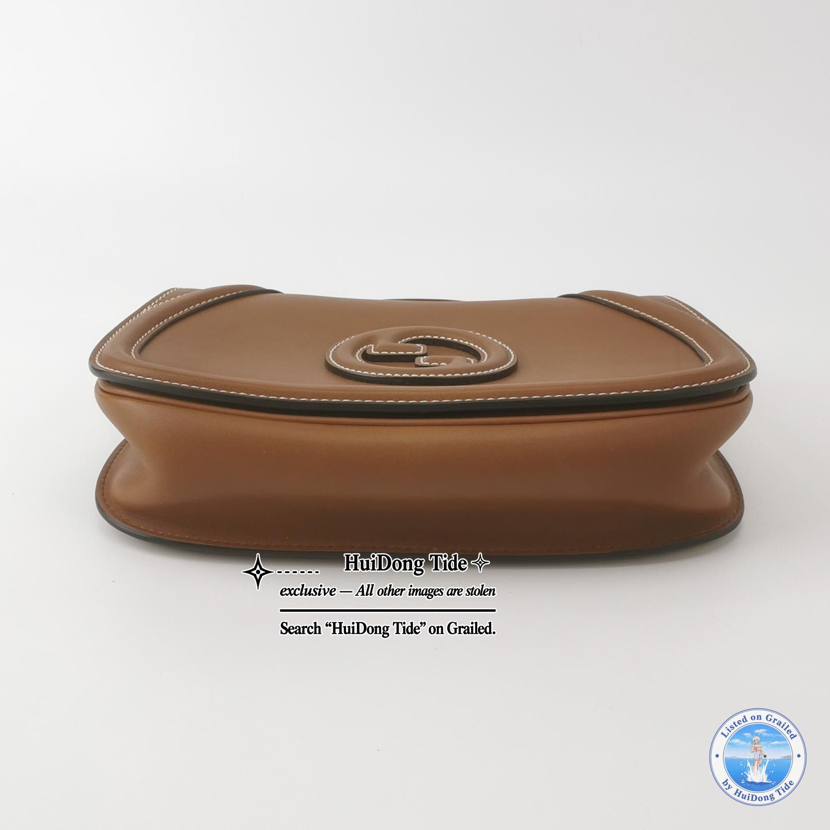 Gucci Gucci Blondie Brown Leather Shoulder Bag Size ONE SIZE - 6 Thumbnail