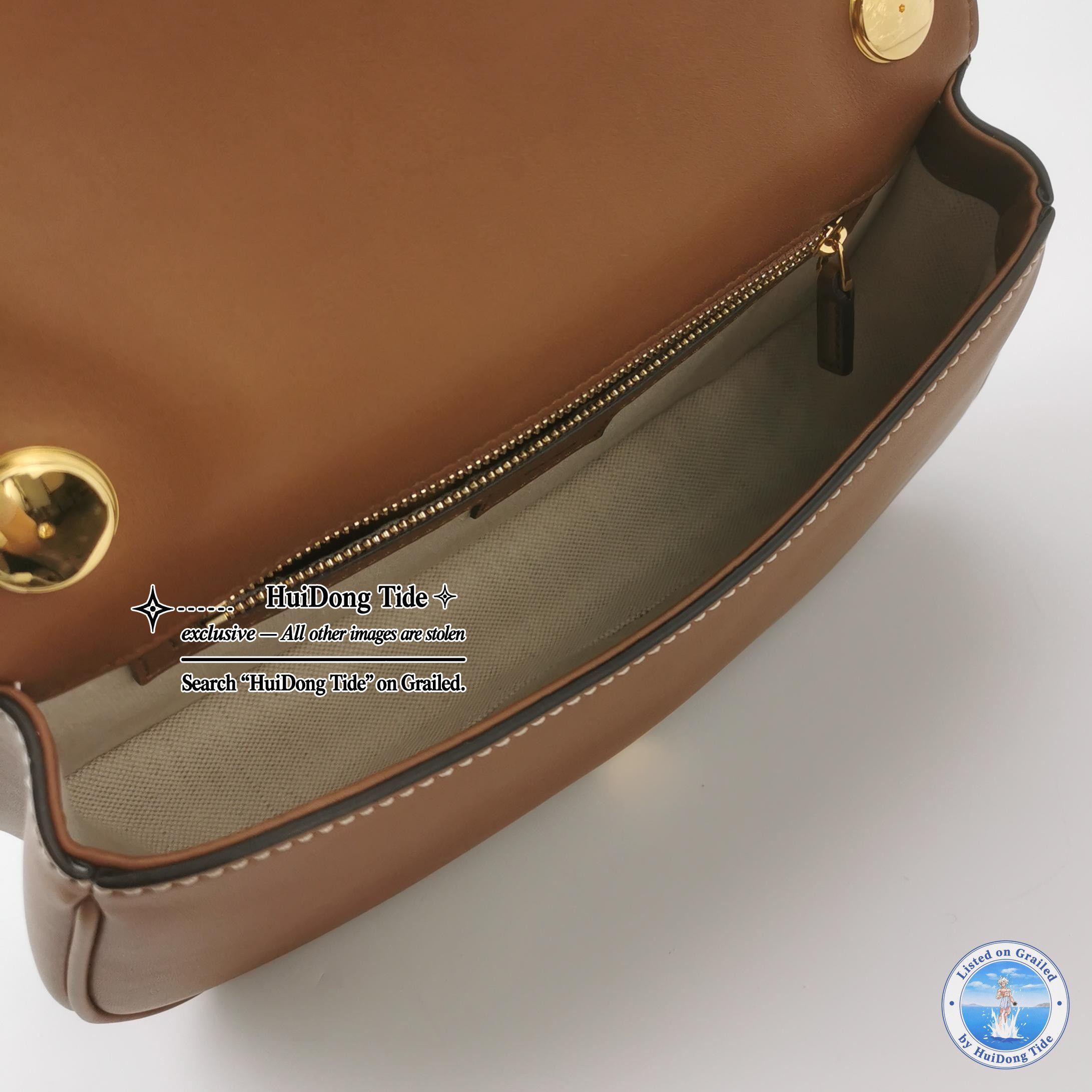 Gucci Gucci Blondie Brown Leather Shoulder Bag Size ONE SIZE - 7 Thumbnail