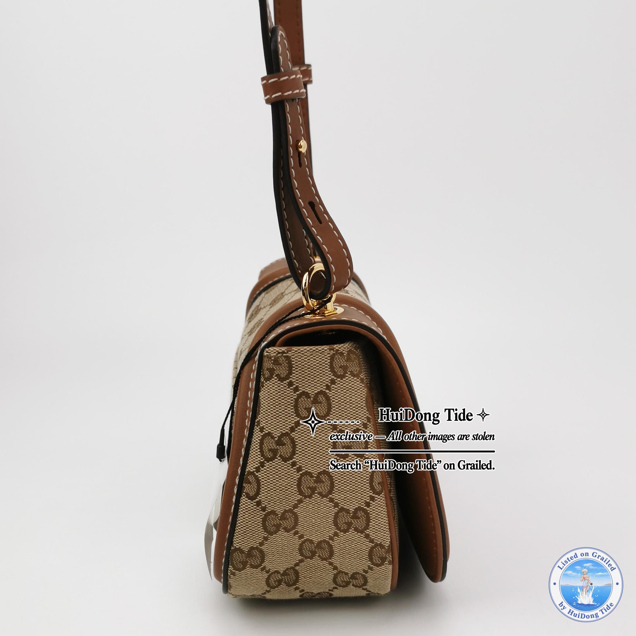 Gucci Gucci Blondie Mini GG Canvas Shoulder Bag Size ONE SIZE Size ONE SIZE - 4 Thumbnail