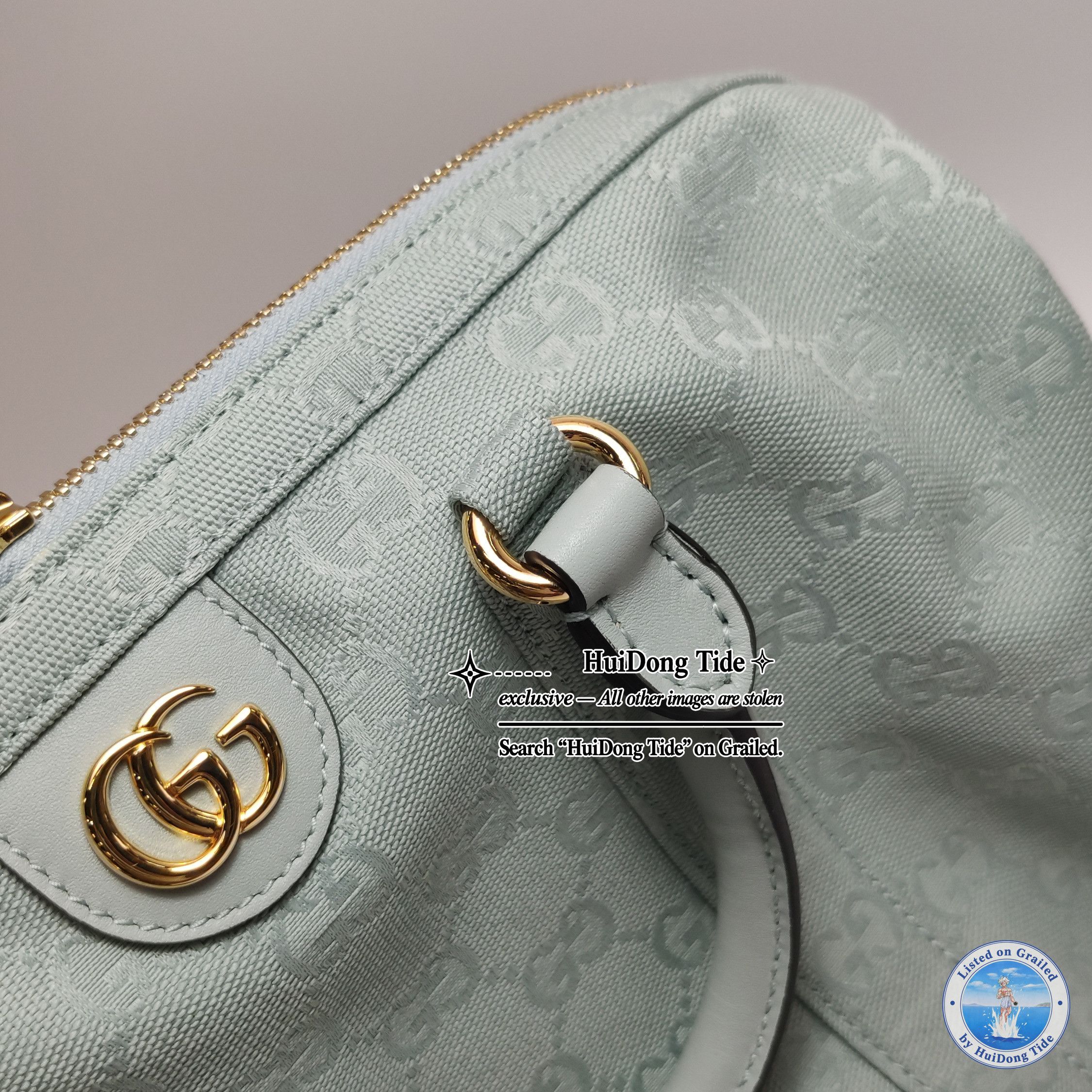 Gucci Gucci Ophidia GG Supreme Canvas Handle Bag One Size Size ONE SIZE - 12 Thumbnail