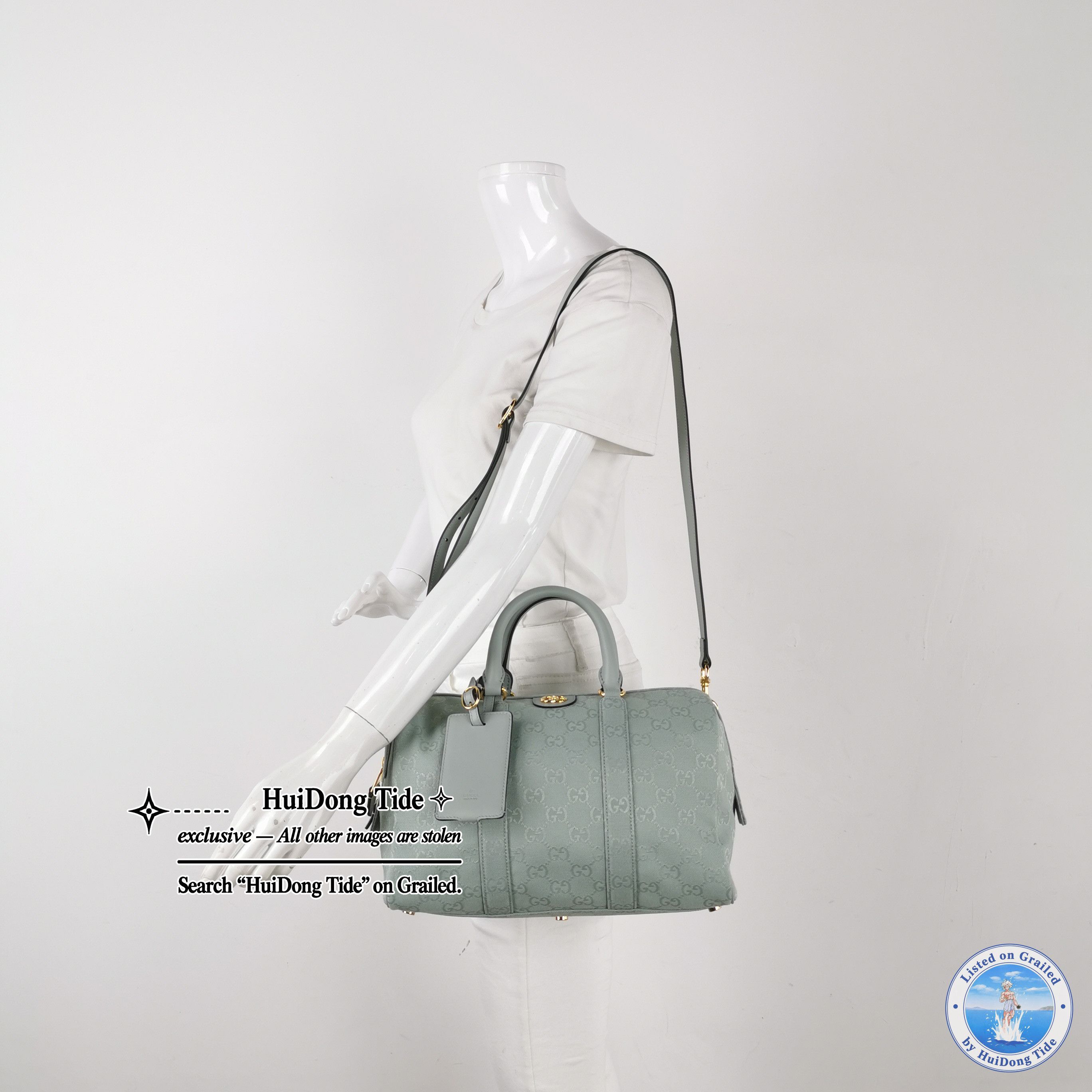 Gucci Gucci Ophidia GG Supreme Canvas Handle Bag One Size Size ONE SIZE - 2 Thumbnail