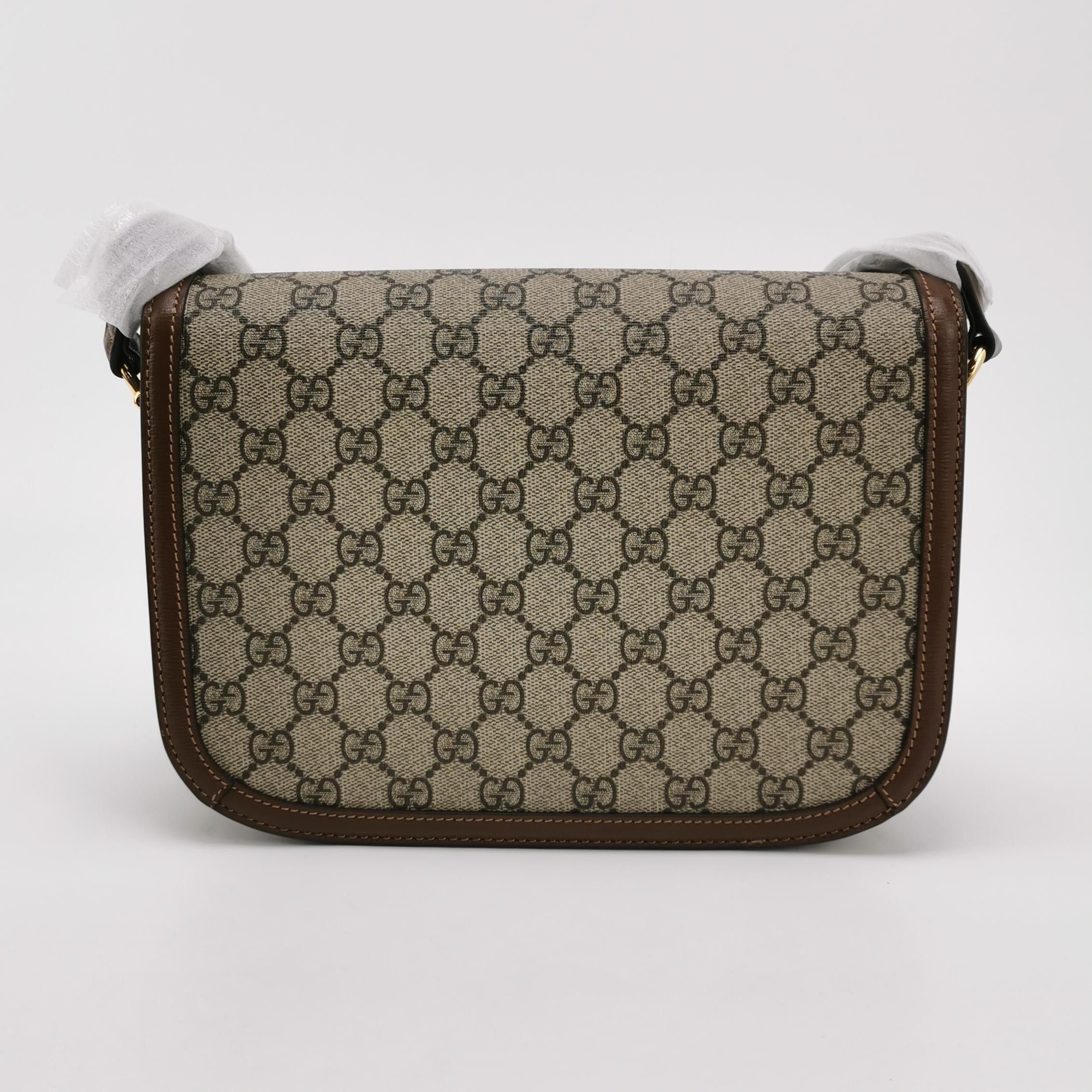 Gucci Gucci 1955 GG Supreme Horsebit Shoulder Bag Size ONE SIZE - 5 Thumbnail