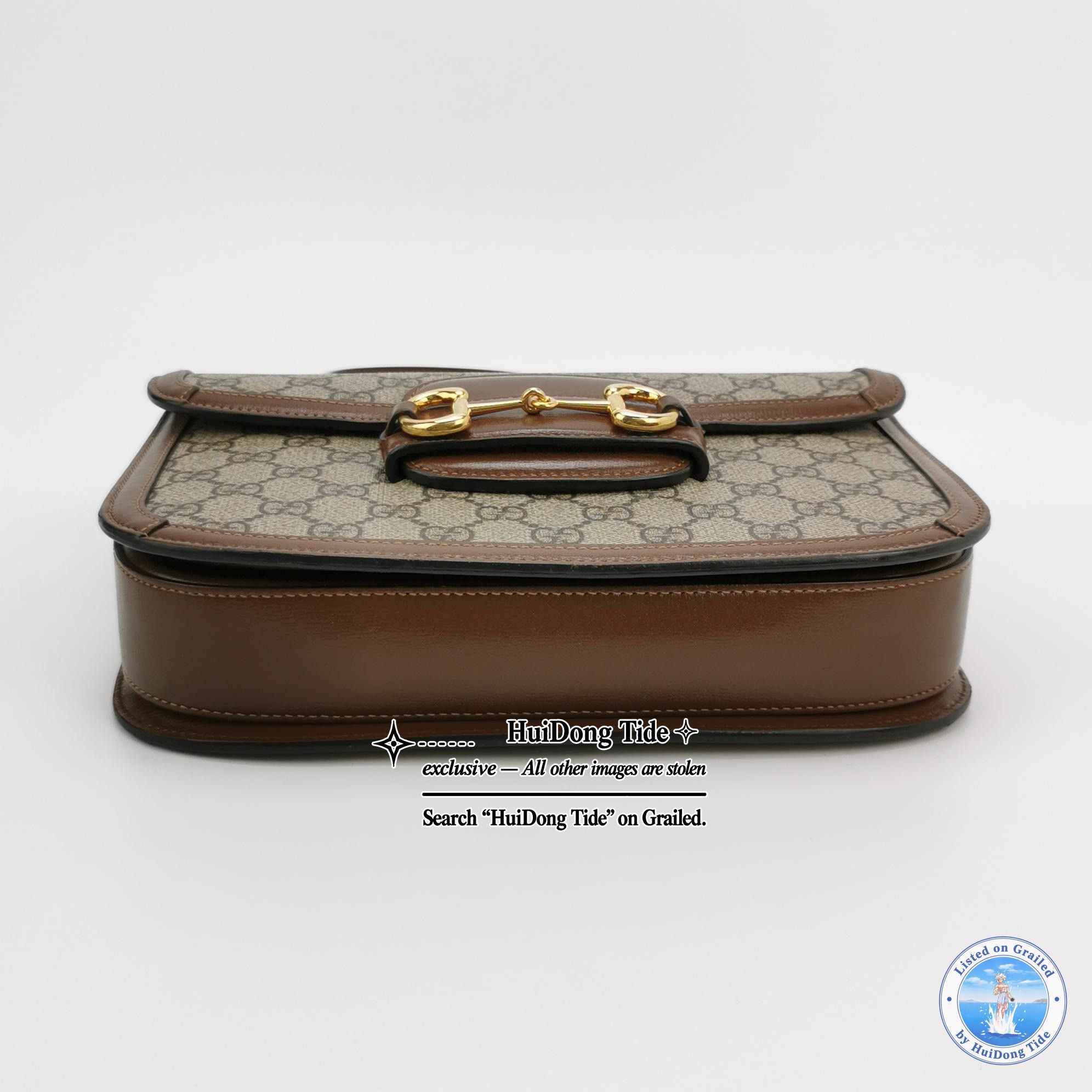 Gucci Gucci 1955 GG Supreme Horsebit Shoulder Bag Size ONE SIZE - 6 Thumbnail