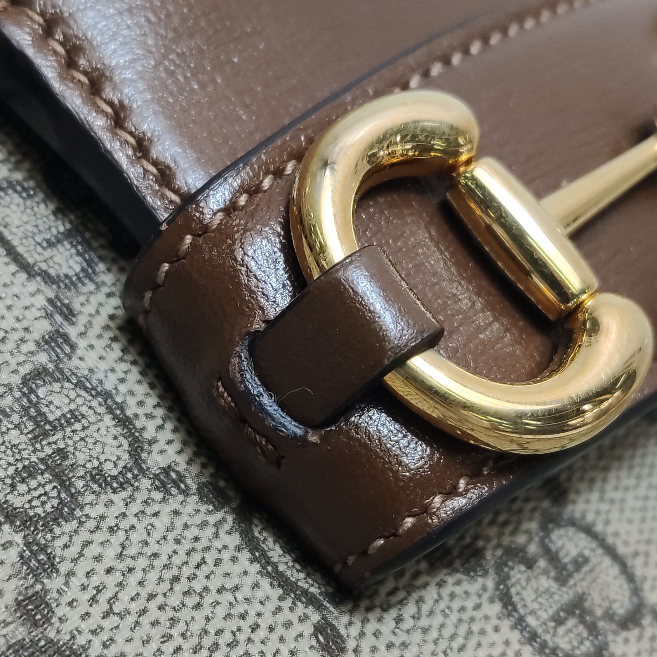 Gucci Gucci 1955 GG Supreme Horsebit Shoulder Bag Size ONE SIZE - 19 Thumbnail