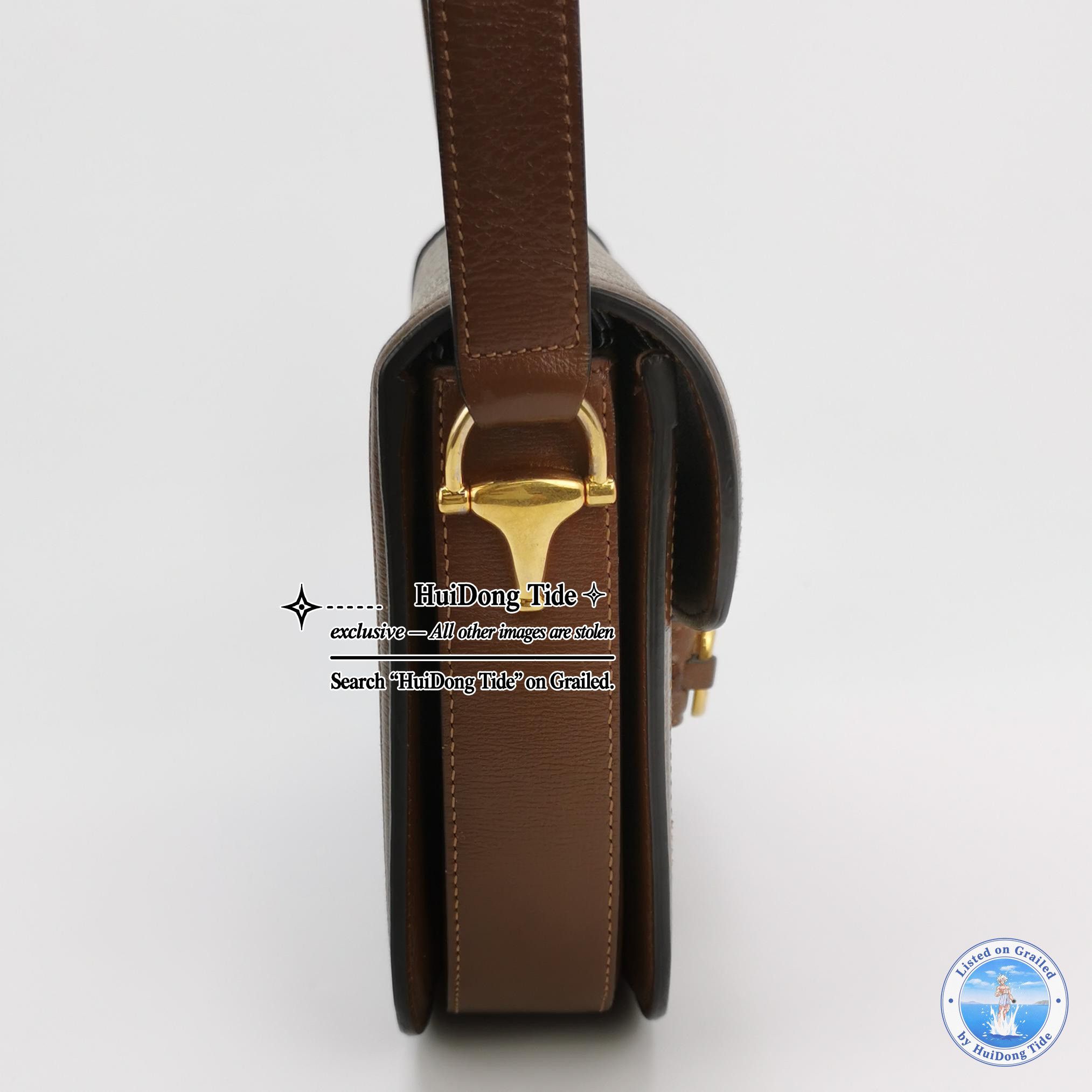 Gucci Gucci 1955 GG Supreme Horsebit Shoulder Bag Size ONE SIZE - 4 Thumbnail
