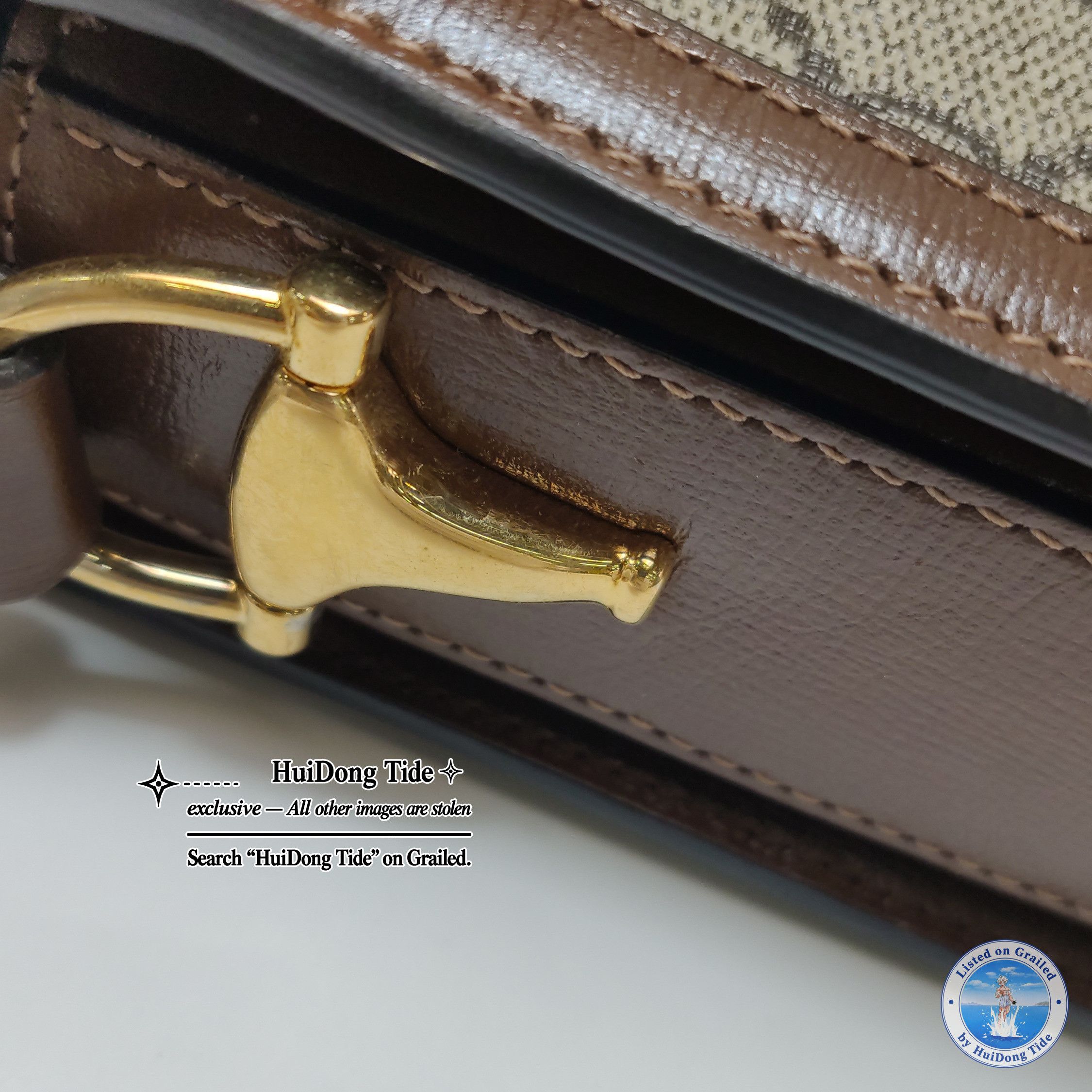 Gucci Gucci 1955 GG Supreme Horsebit Shoulder Bag Size ONE SIZE - 16 Thumbnail