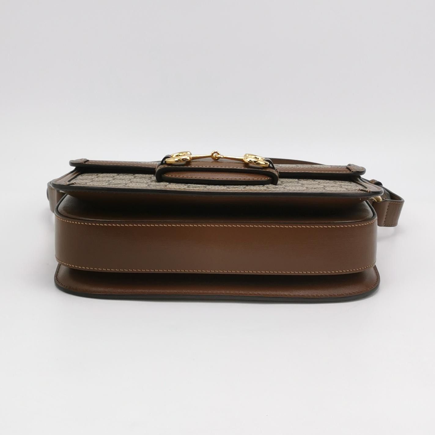Gucci Gucci 1955 GG Supreme Horsebit Shoulder Bag Size ONE SIZE - 6 Thumbnail