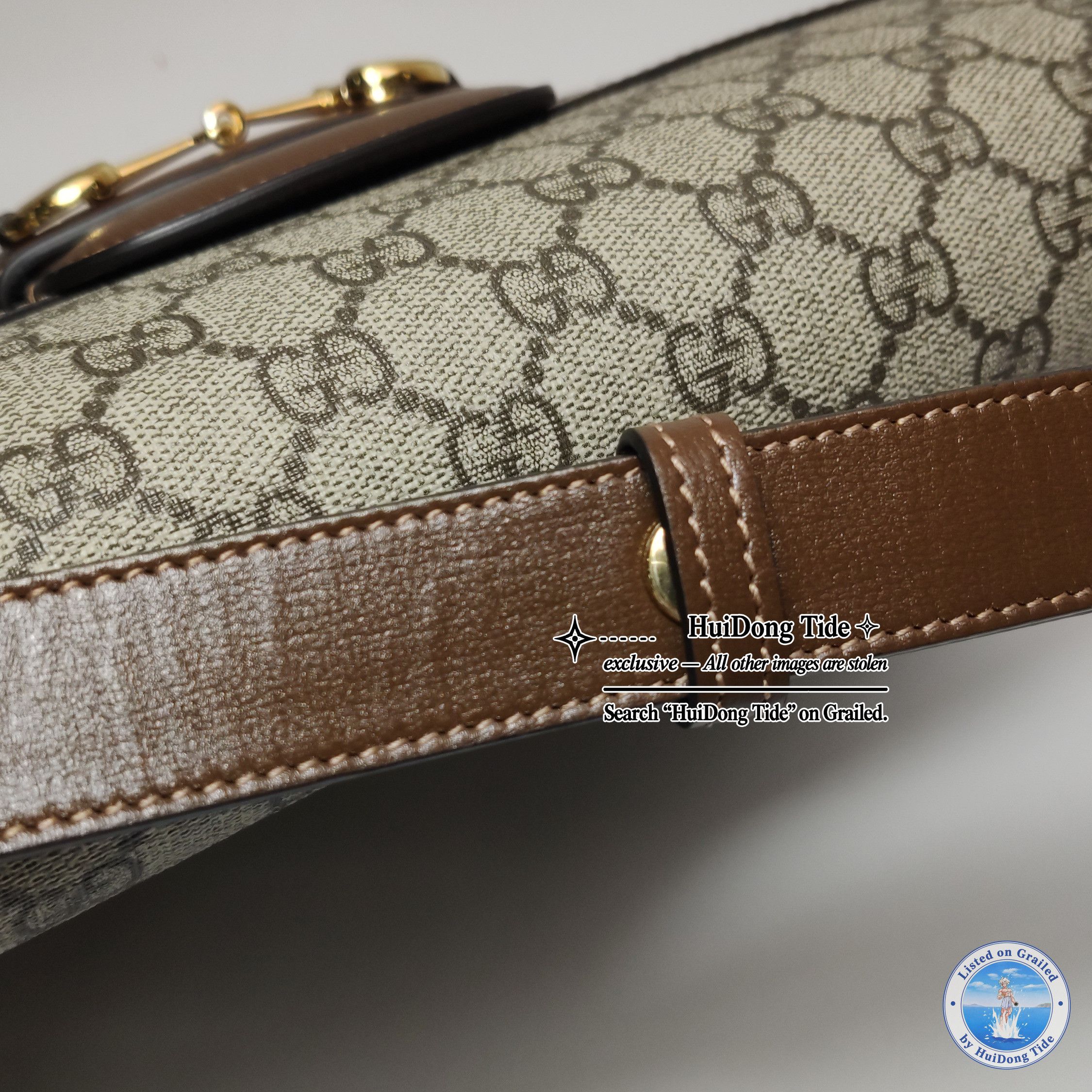 Gucci Gucci 1955 GG Supreme Horsebit Shoulder Bag Size ONE SIZE - 20 Thumbnail