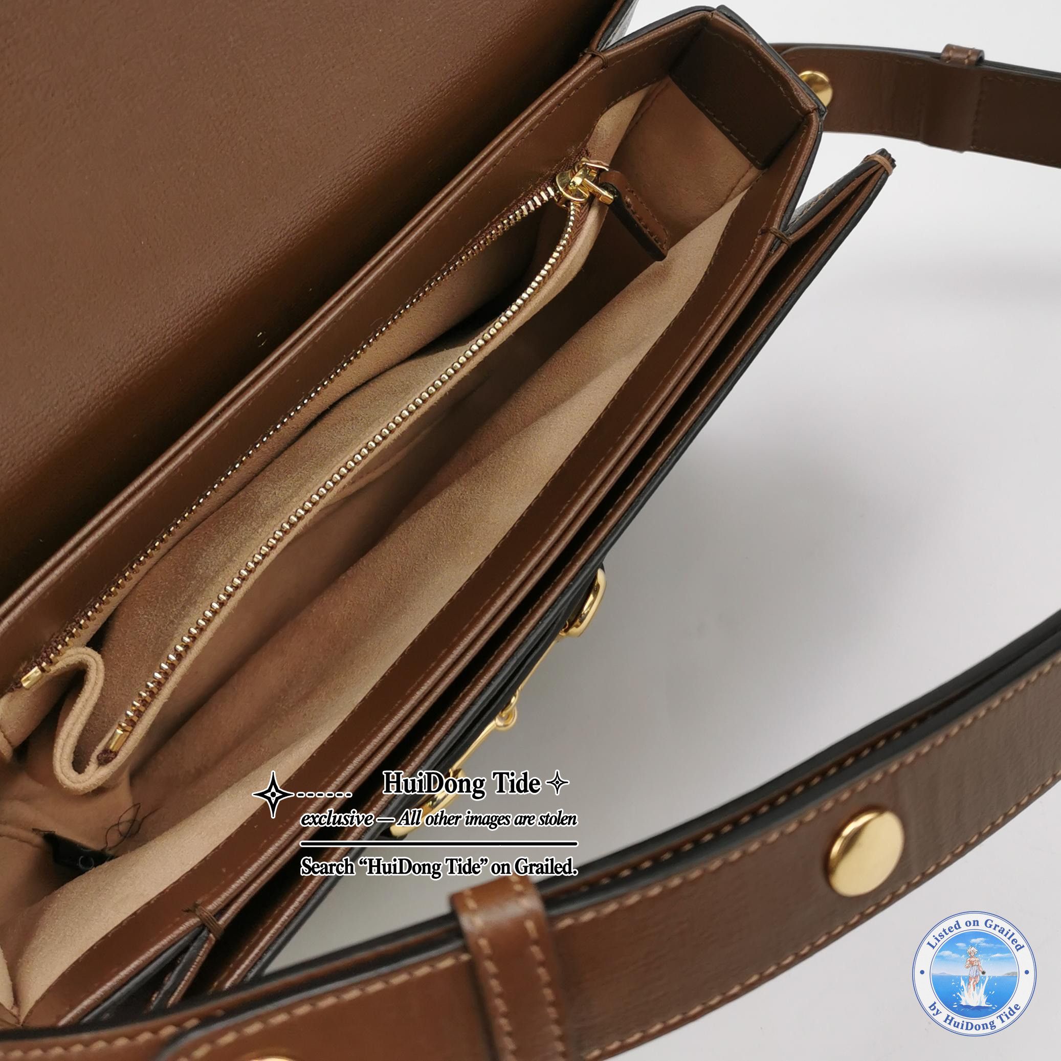 Gucci Gucci 1955 GG Supreme Horsebit Shoulder Bag Size ONE SIZE - 7 Thumbnail
