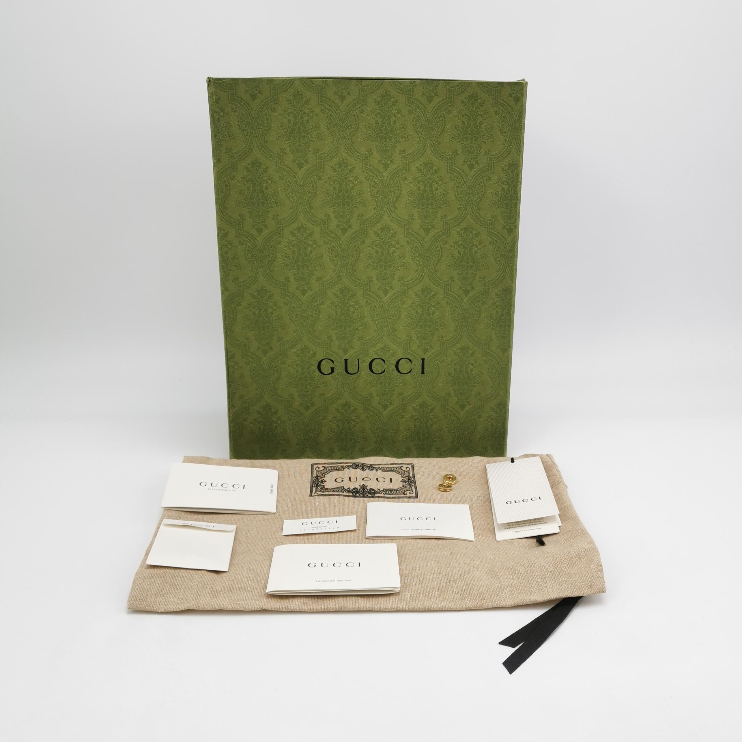 Gucci Gucci 1955 GG Supreme Horsebit Shoulder Bag Size ONE SIZE - 9 Thumbnail