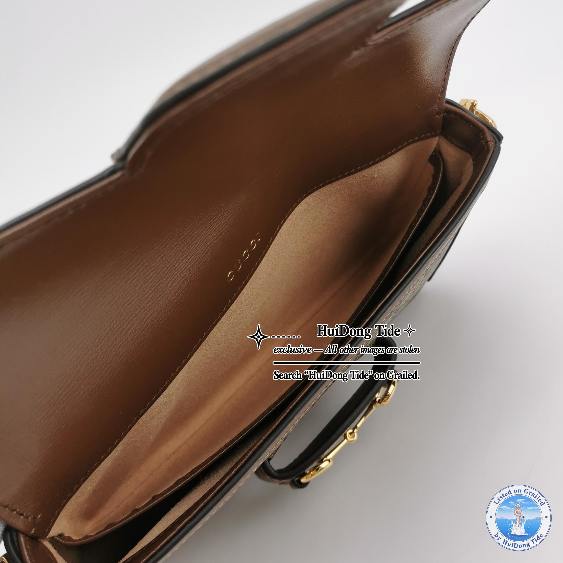 Gucci Gucci 1955 GG Supreme Horsebit Shoulder Bag Size ONE SIZE - 7 Thumbnail