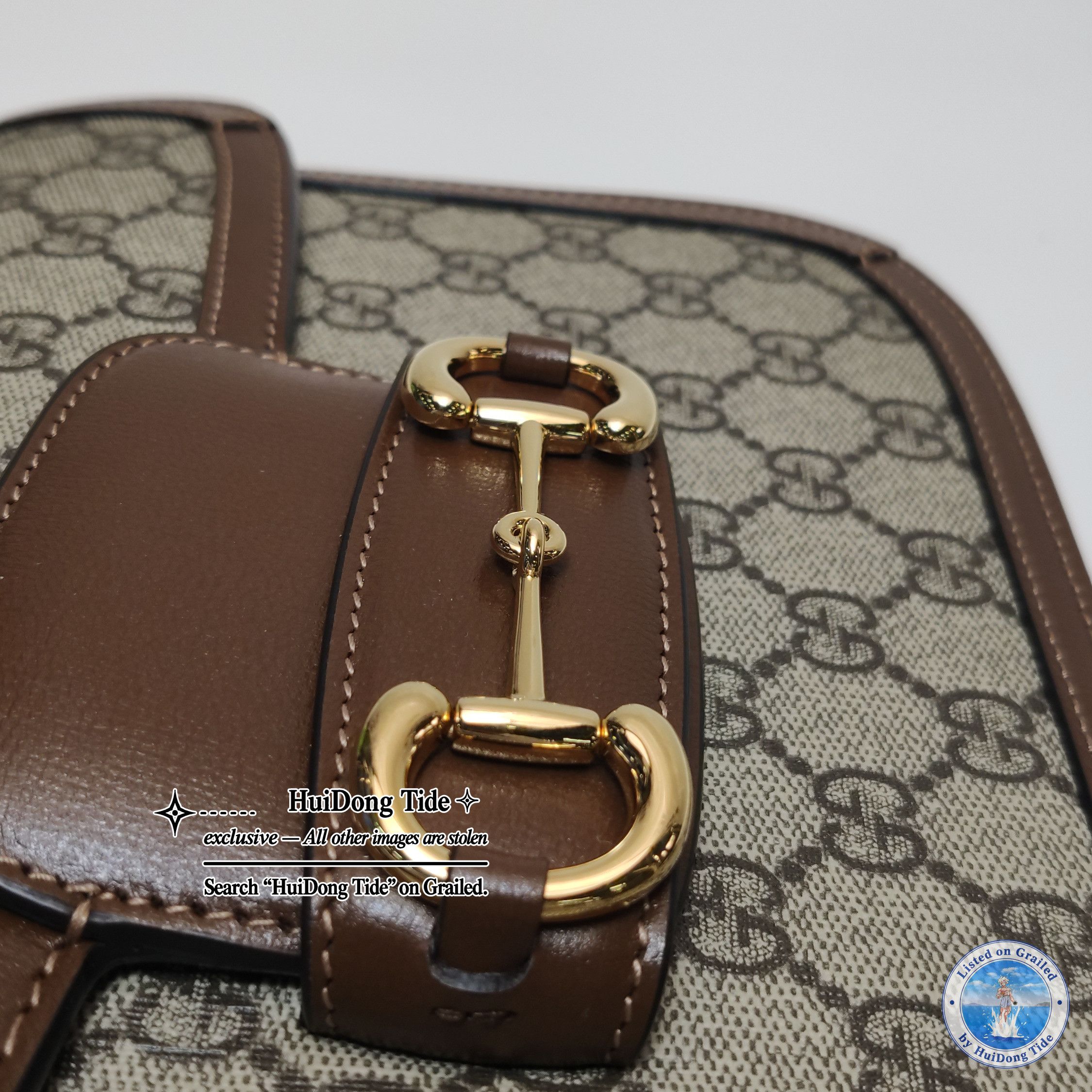 Gucci Gucci 1955 Horsebit GG Supreme Shoulder Bag Size ONE SIZE - 10 Thumbnail