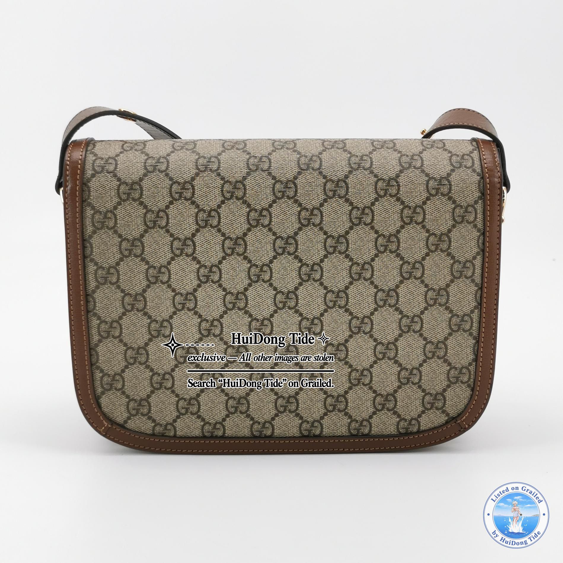 Gucci Gucci 1955 Horsebit GG Supreme Shoulder Bag Size ONE SIZE - 5 Thumbnail