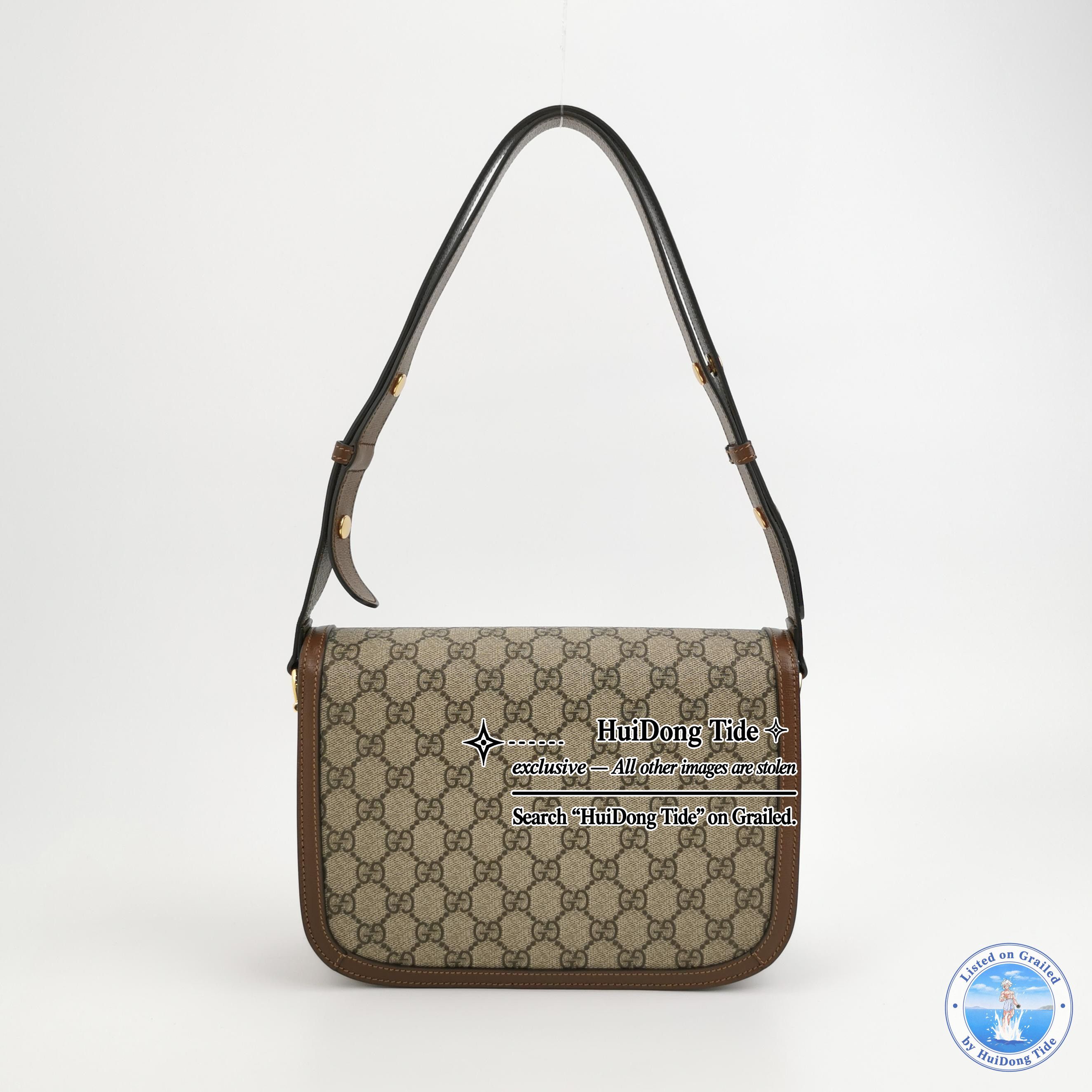 Gucci Gucci 1955 Horsebit GG Supreme Shoulder Bag Size ONE SIZE - 5 Thumbnail