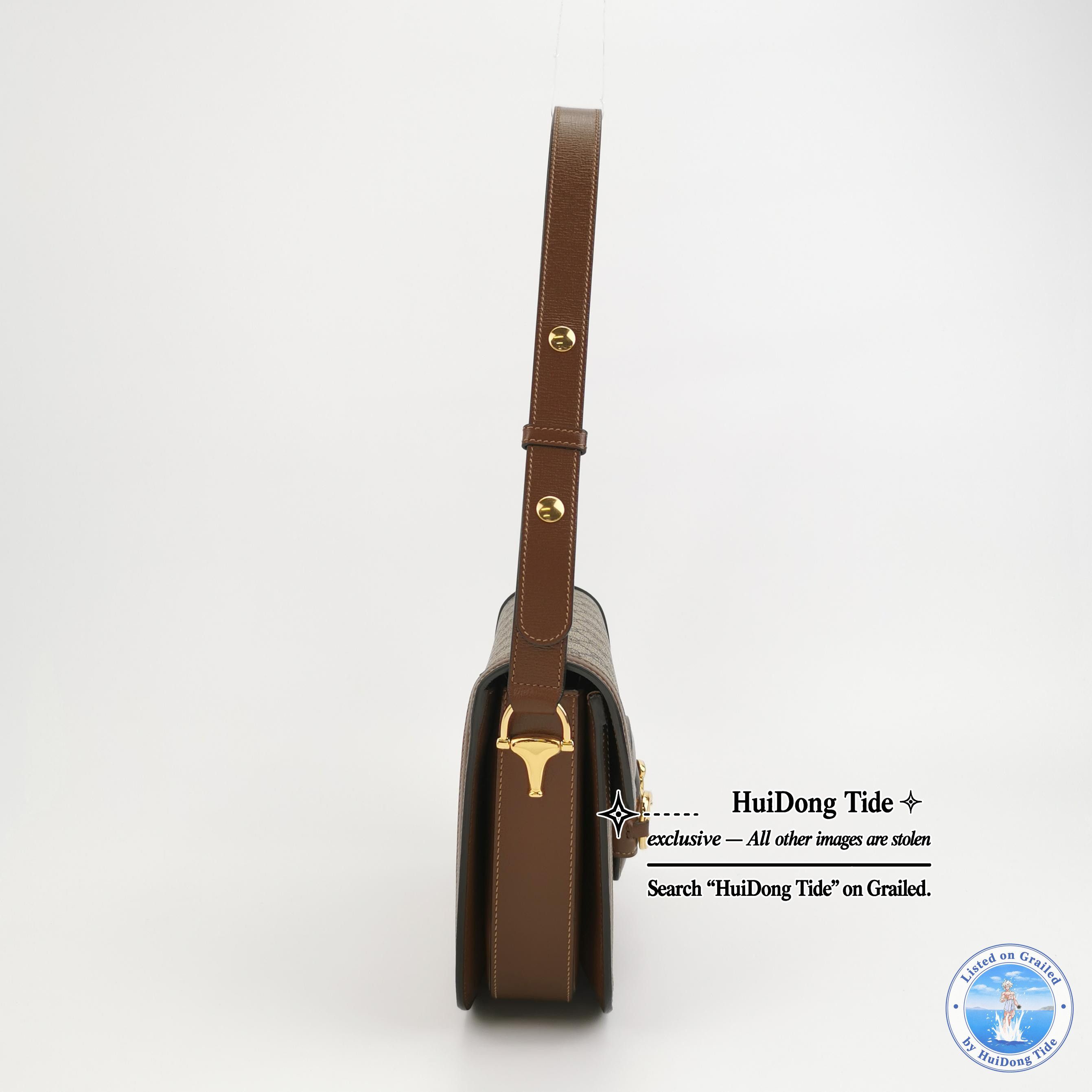 Gucci Gucci 1955 Horsebit GG Supreme Shoulder Bag Size ONE SIZE - 4 Thumbnail