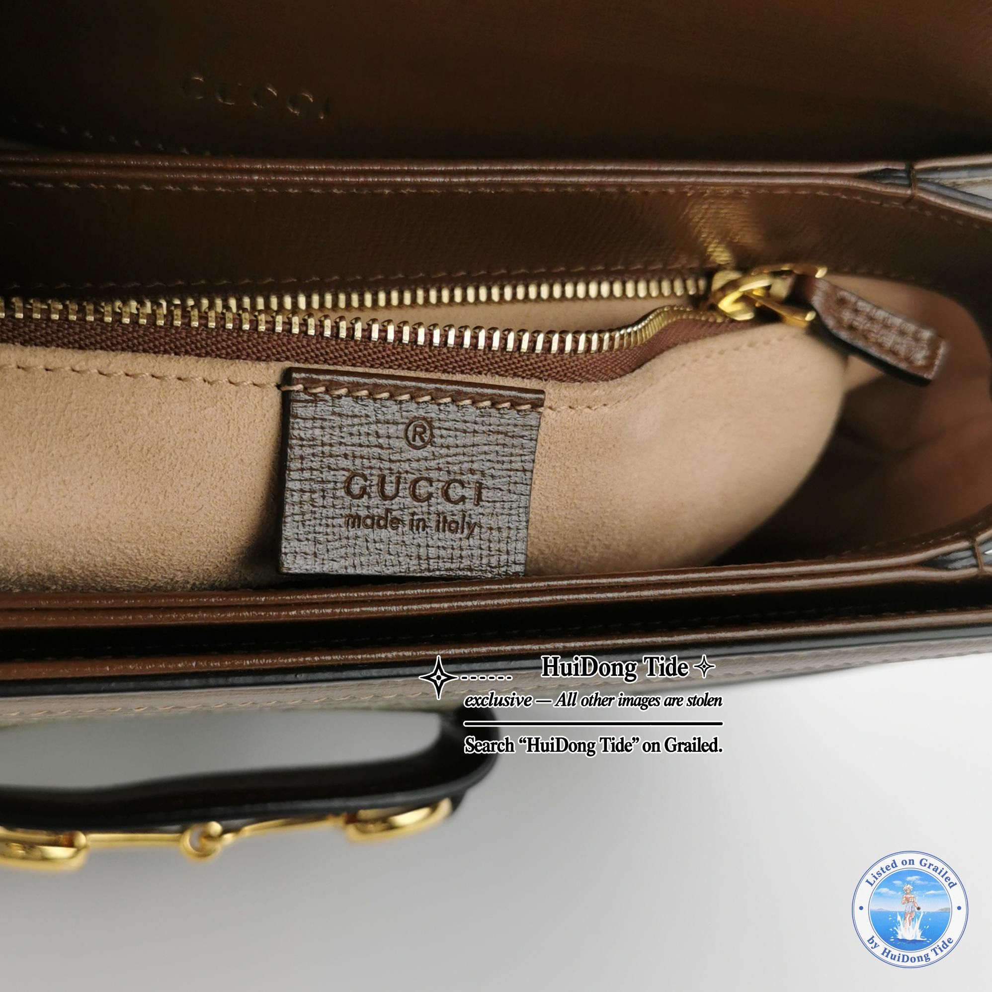 Gucci Gucci 1955 Horsebit GG Supreme Shoulder Bag Size ONE SIZE - 8 Thumbnail
