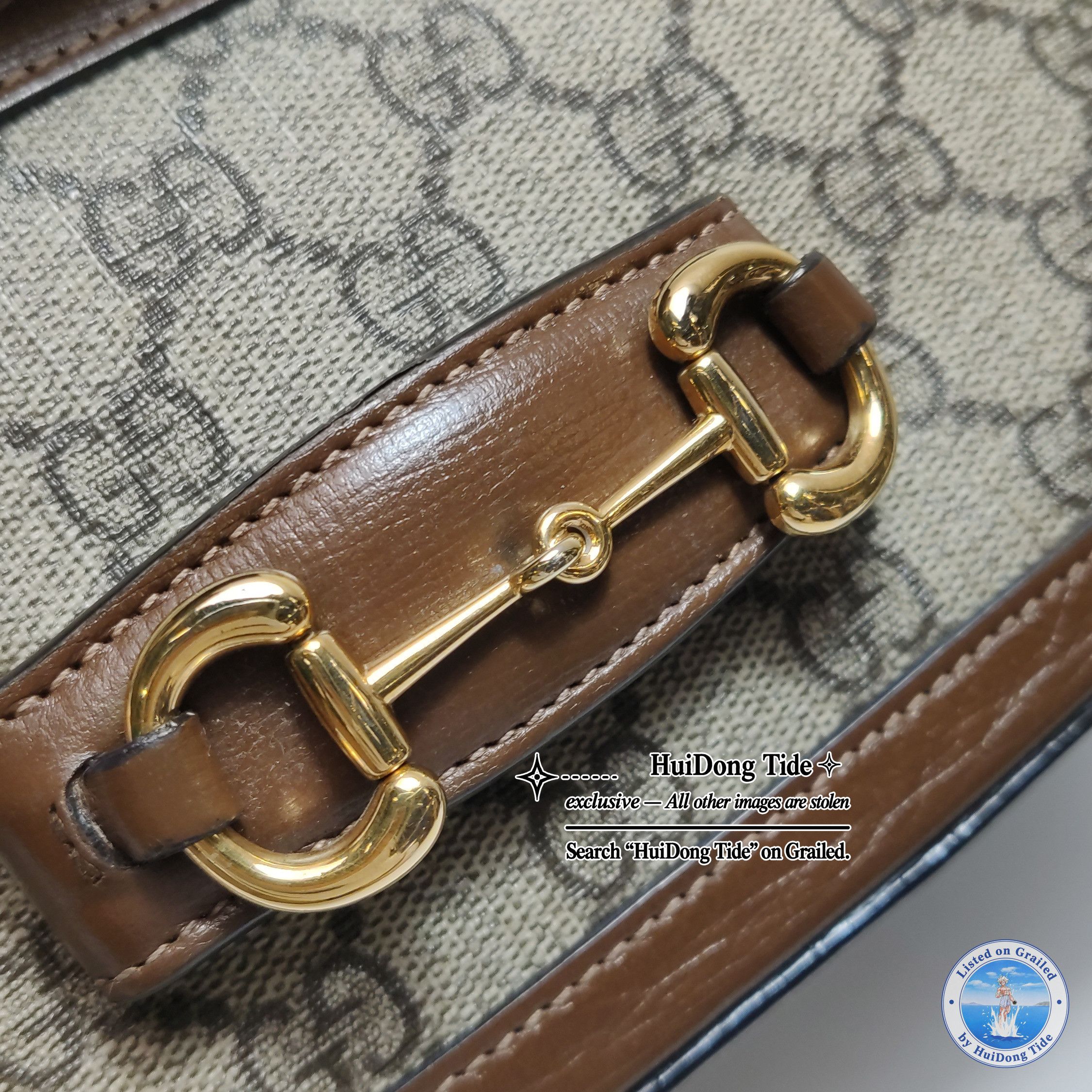 Gucci Gucci 1955 Horsebit GG Supreme Shoulder Bag Size ONE SIZE - 14 Thumbnail