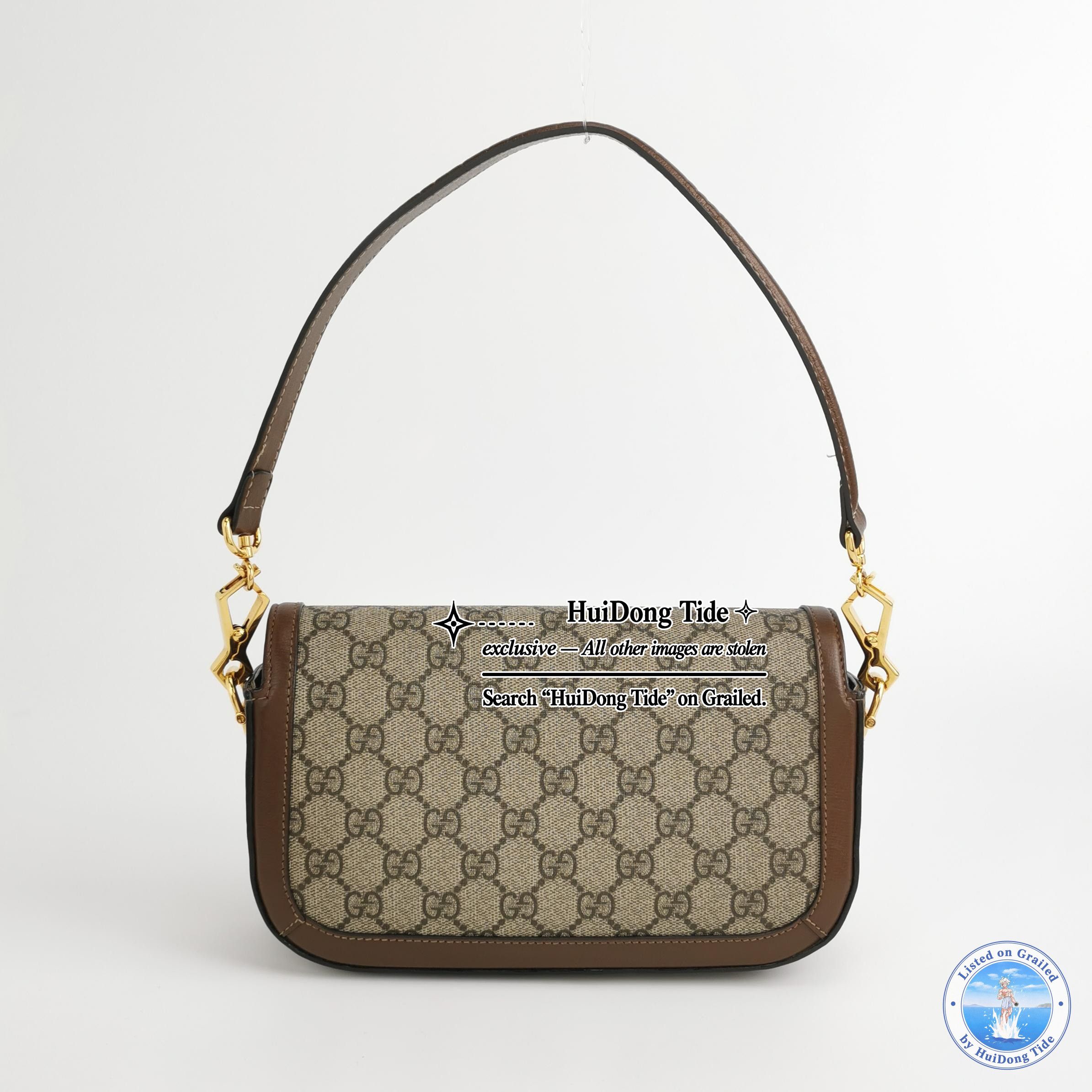 Gucci Gucci 1955 Horsebit GG Supreme Shoulder Bag Size ONE SIZE - 5 Thumbnail