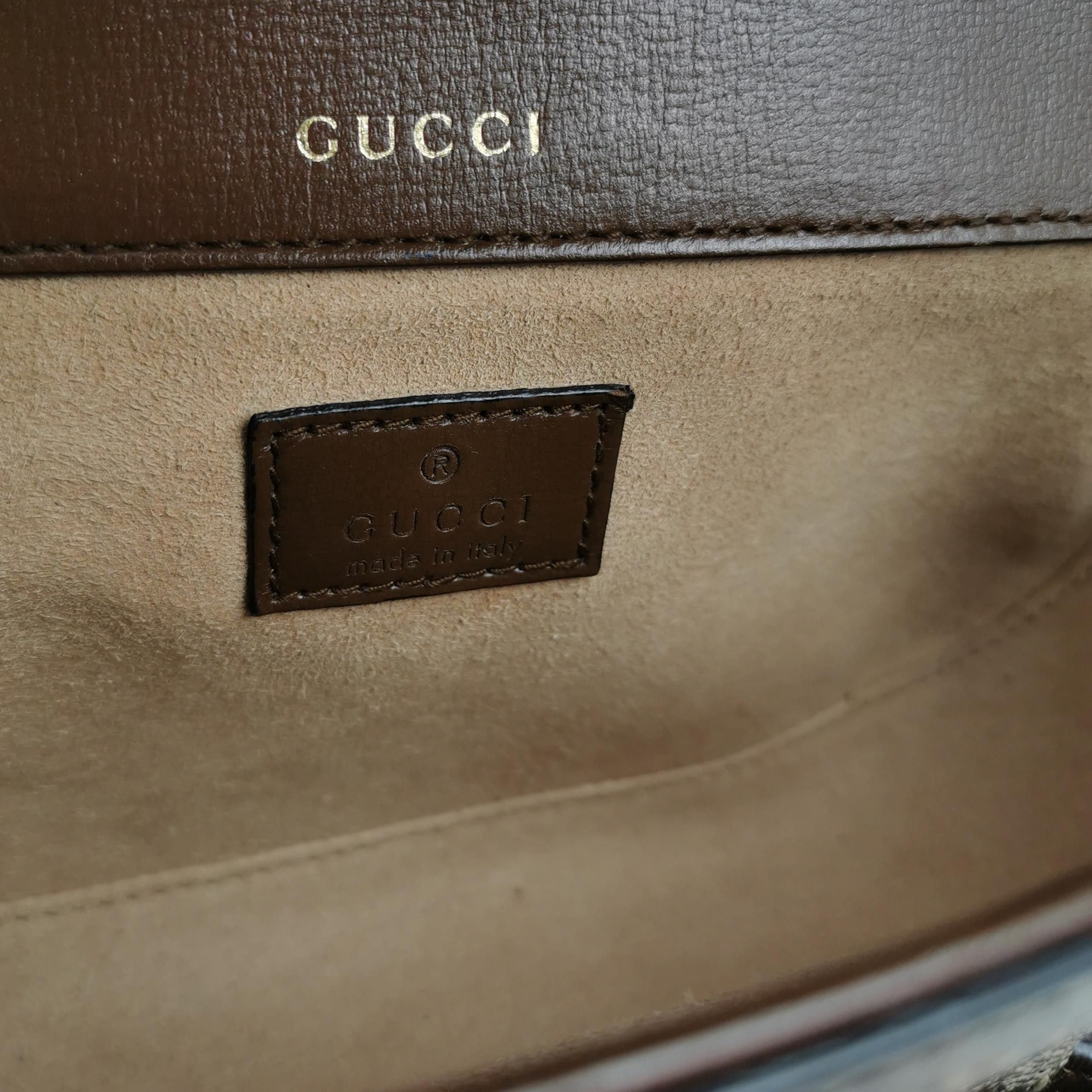 Gucci Gucci 1955 Horsebit GG Supreme Shoulder Bag Size ONE SIZE - 8 Thumbnail