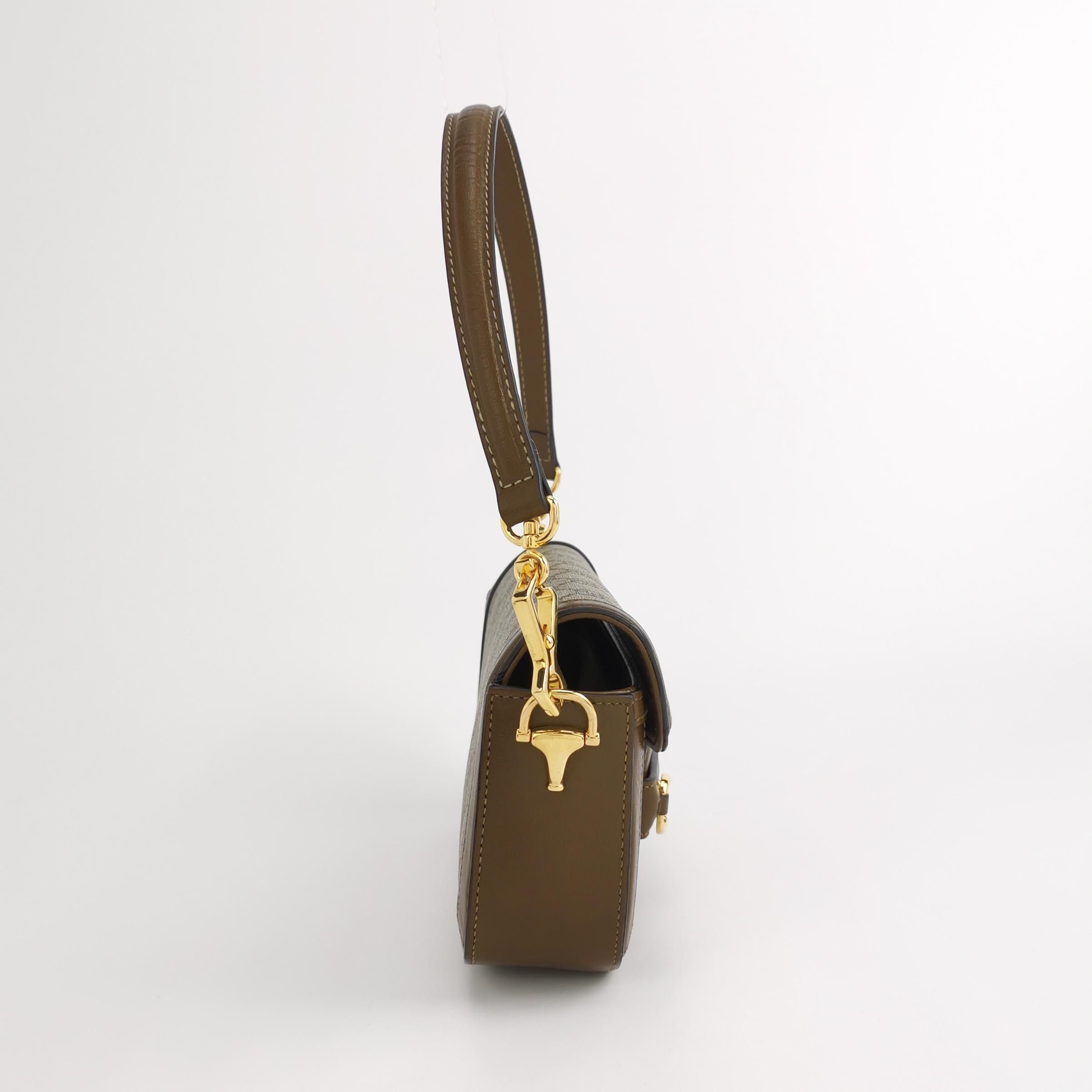 Gucci Gucci 1955 Horsebit GG Supreme Shoulder Bag Size ONE SIZE - 4 Thumbnail