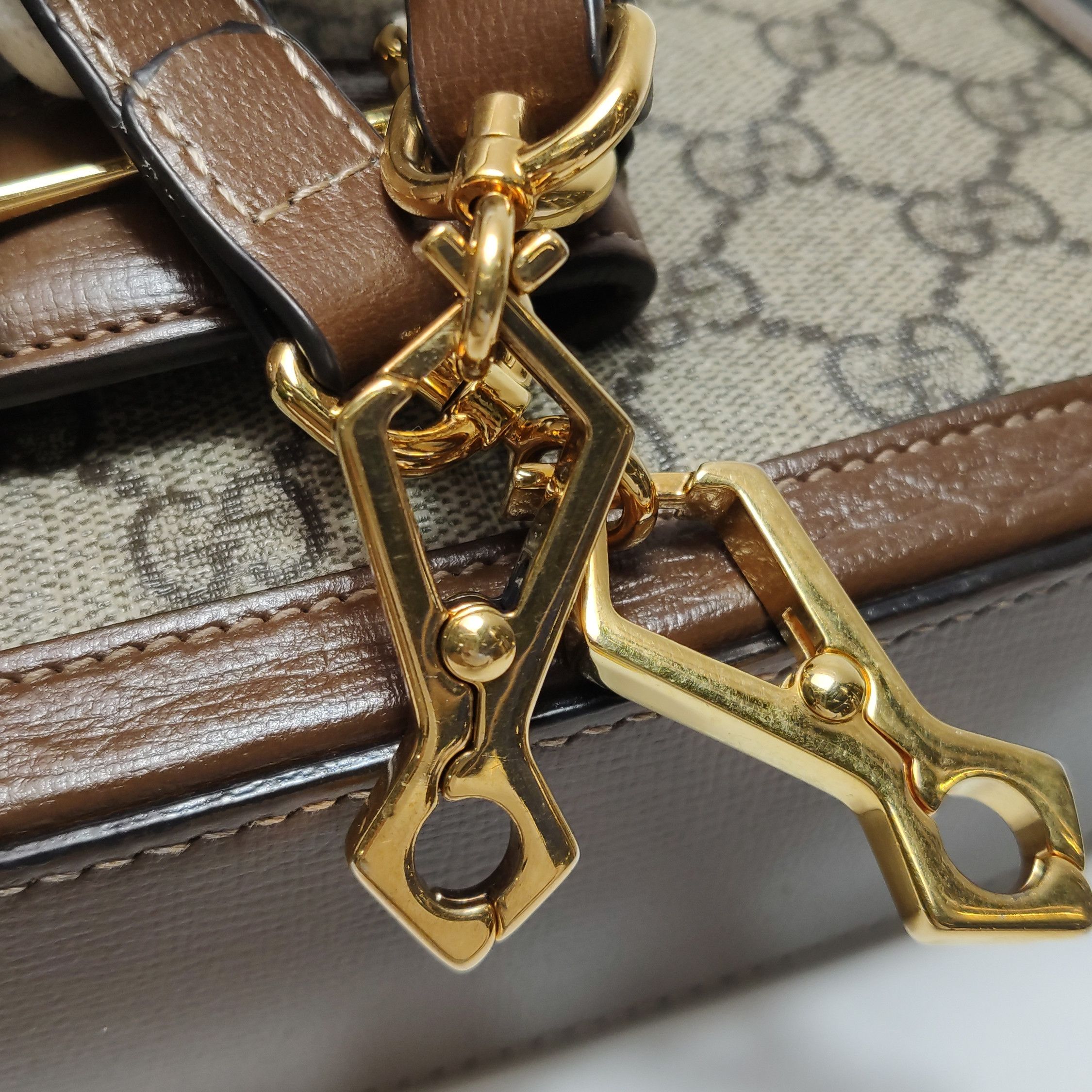Gucci Gucci 1955 Horsebit GG Supreme Shoulder Bag Size ONE SIZE - 15 Thumbnail