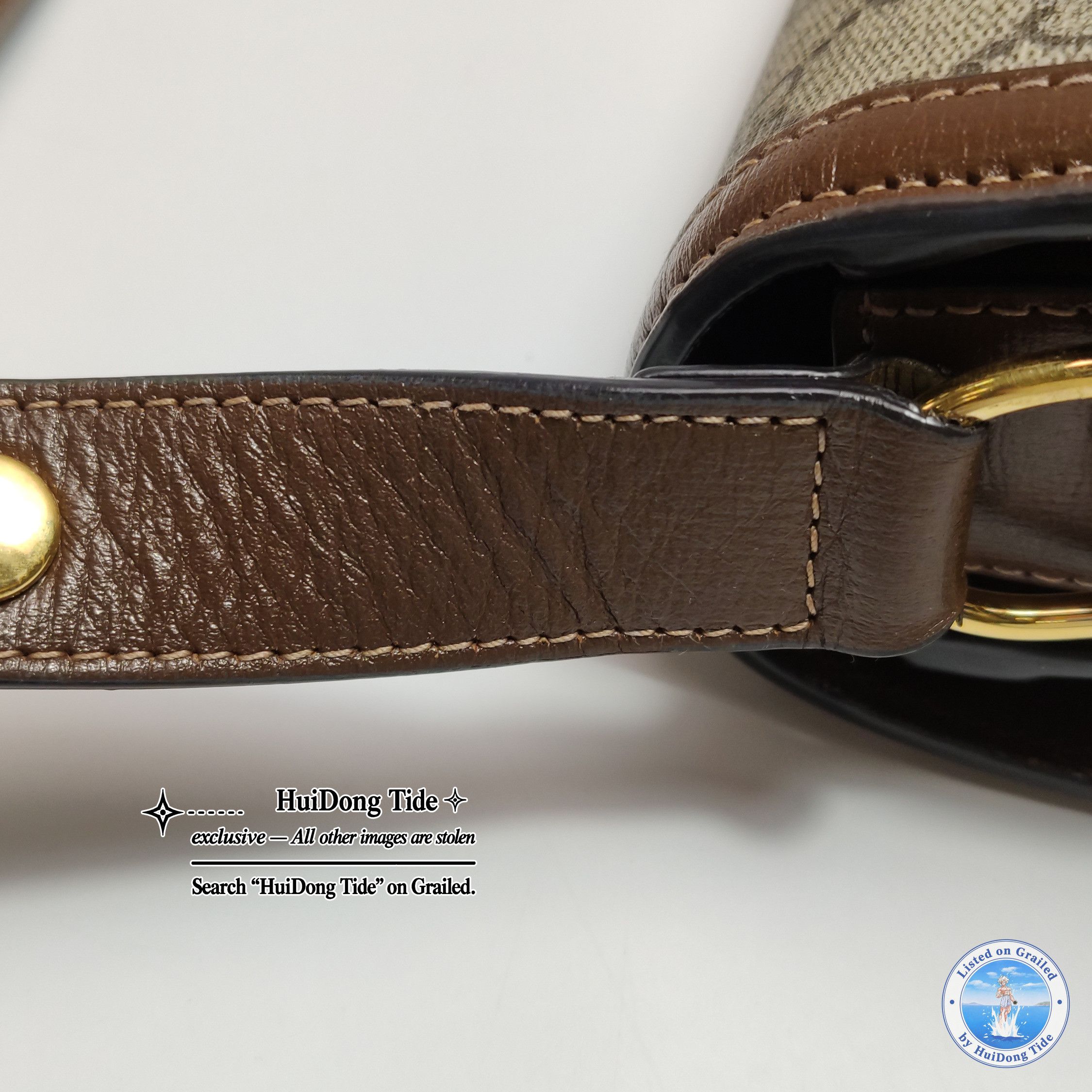 Gucci Gucci 1955 GG Supreme Horsebit Shoulder Bag Size ONE SIZE - 11 Thumbnail