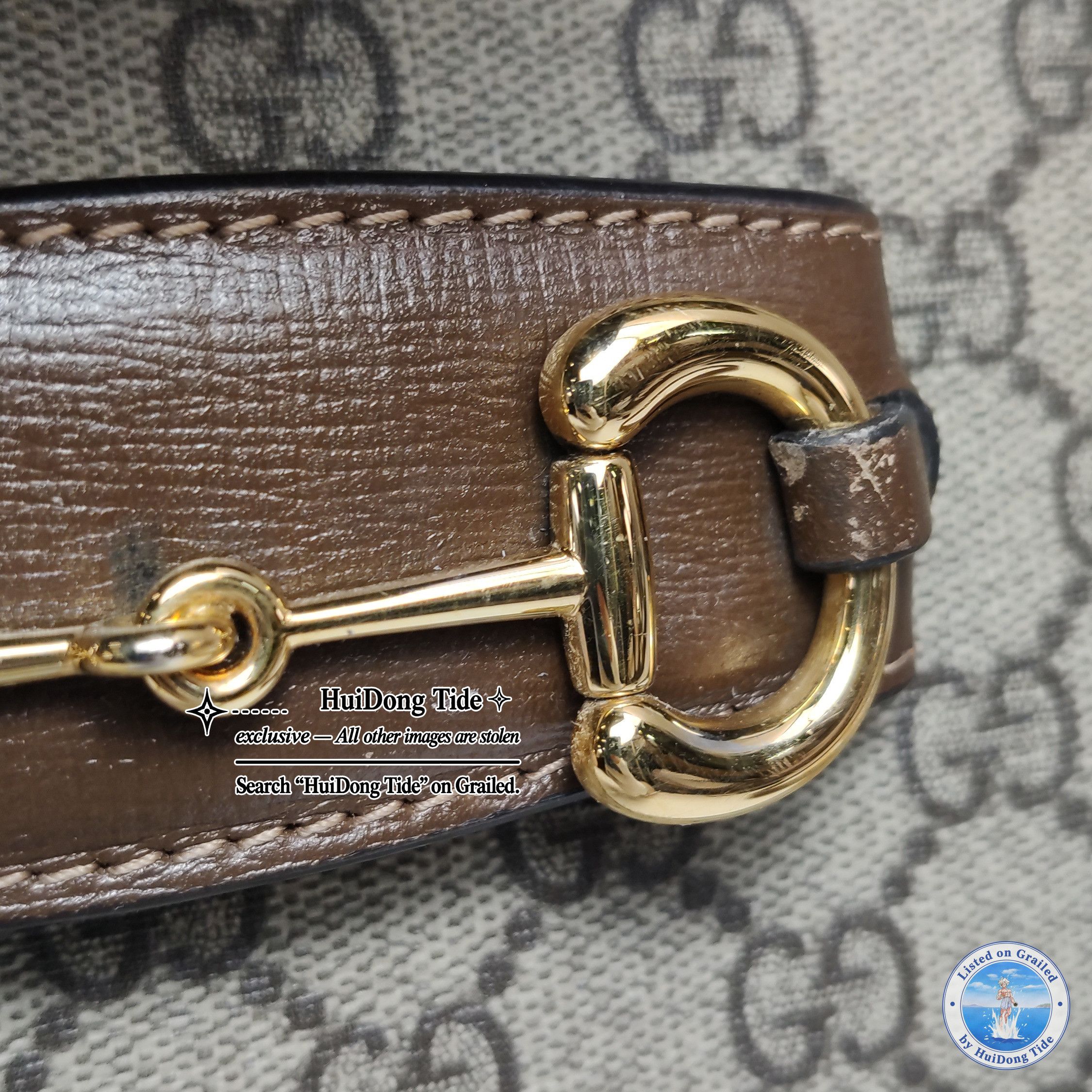 Gucci Gucci 1955 Horsebit GG Supreme Shoulder Bag Size ONE SIZE - 17 Thumbnail
