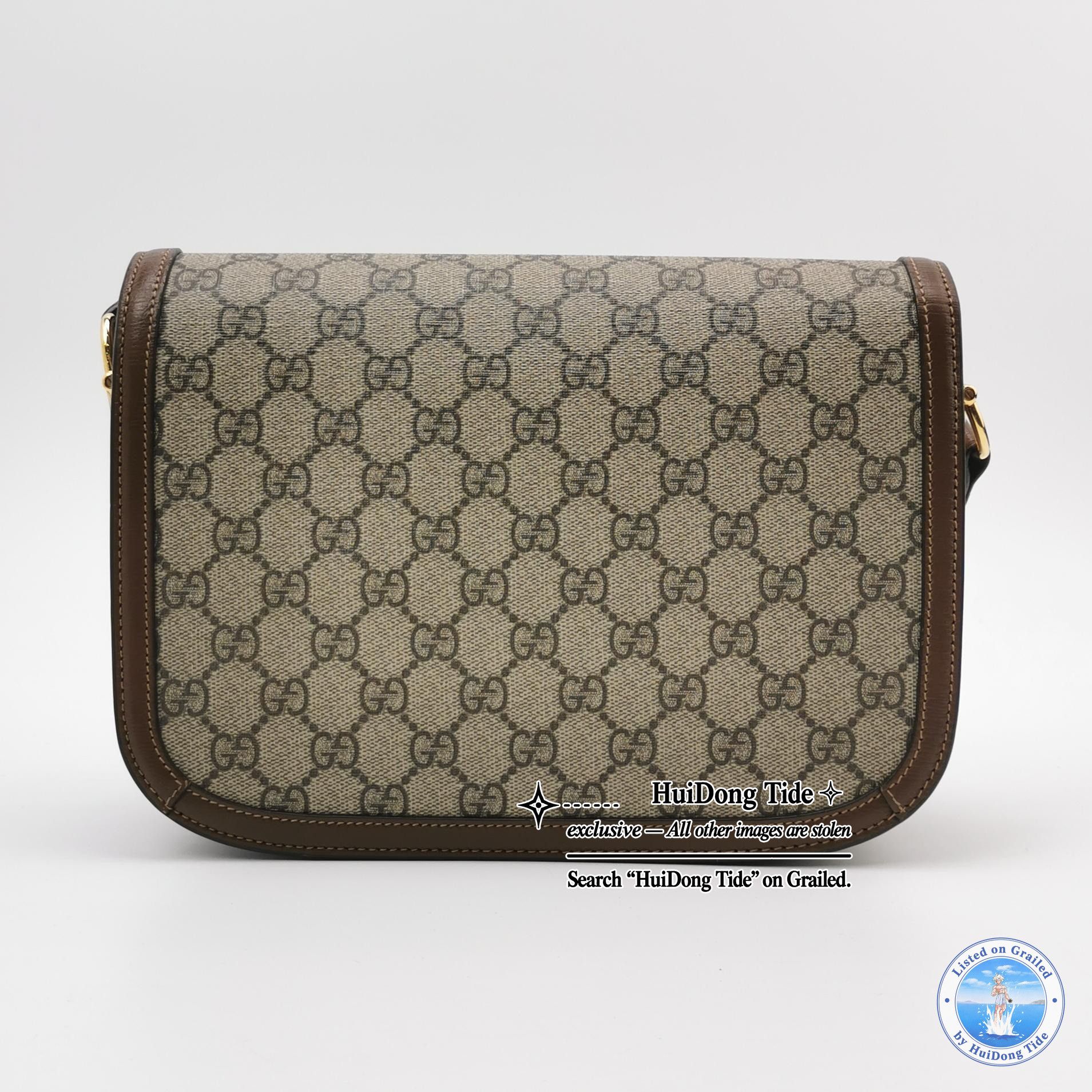 Gucci Gucci 1955 Horsebit GG Supreme Shoulder Bag Size ONE SIZE - 5 Thumbnail