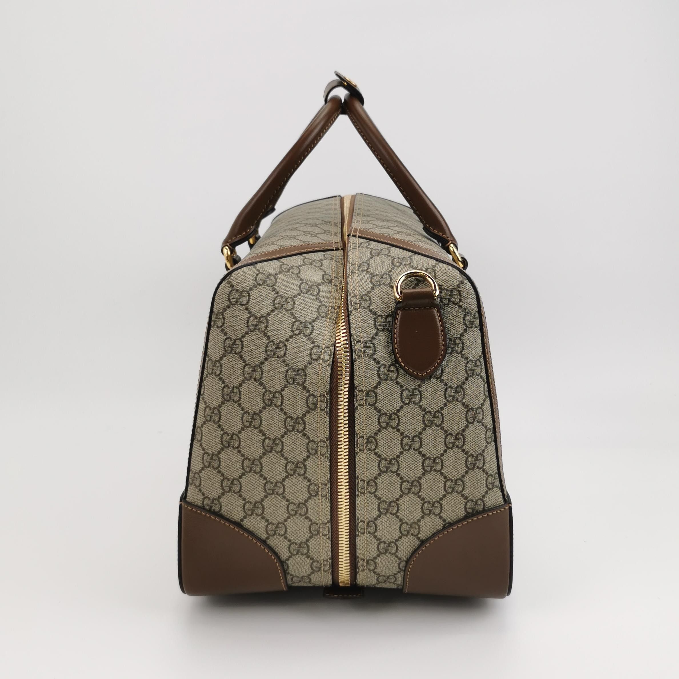Gucci Gucci GG Supreme Monogram Duffle Bag ONE SIZE Size ONE SIZE - 4 Thumbnail