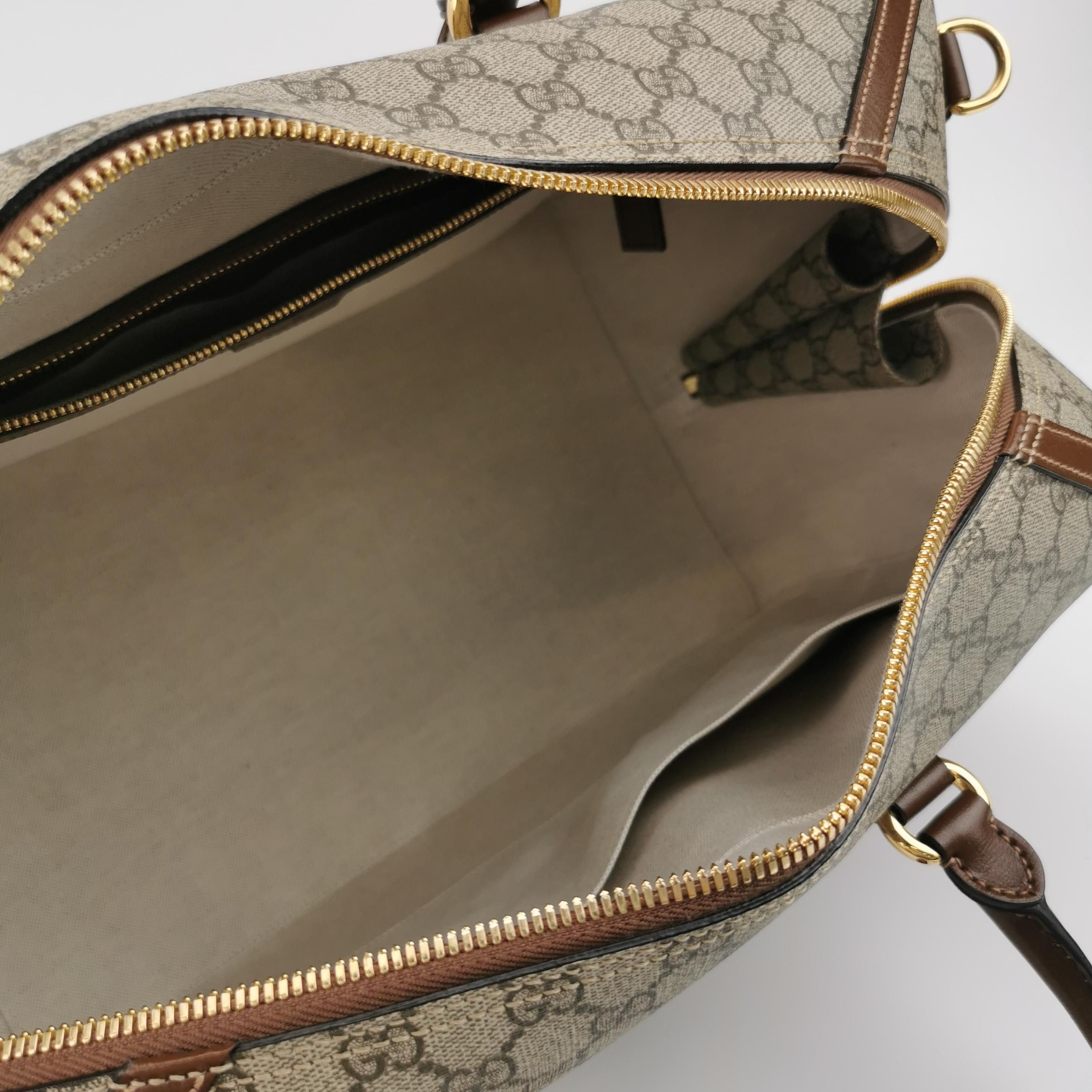 Gucci Gucci GG Supreme Monogram Duffle Bag ONE SIZE Size ONE SIZE - 7 Thumbnail