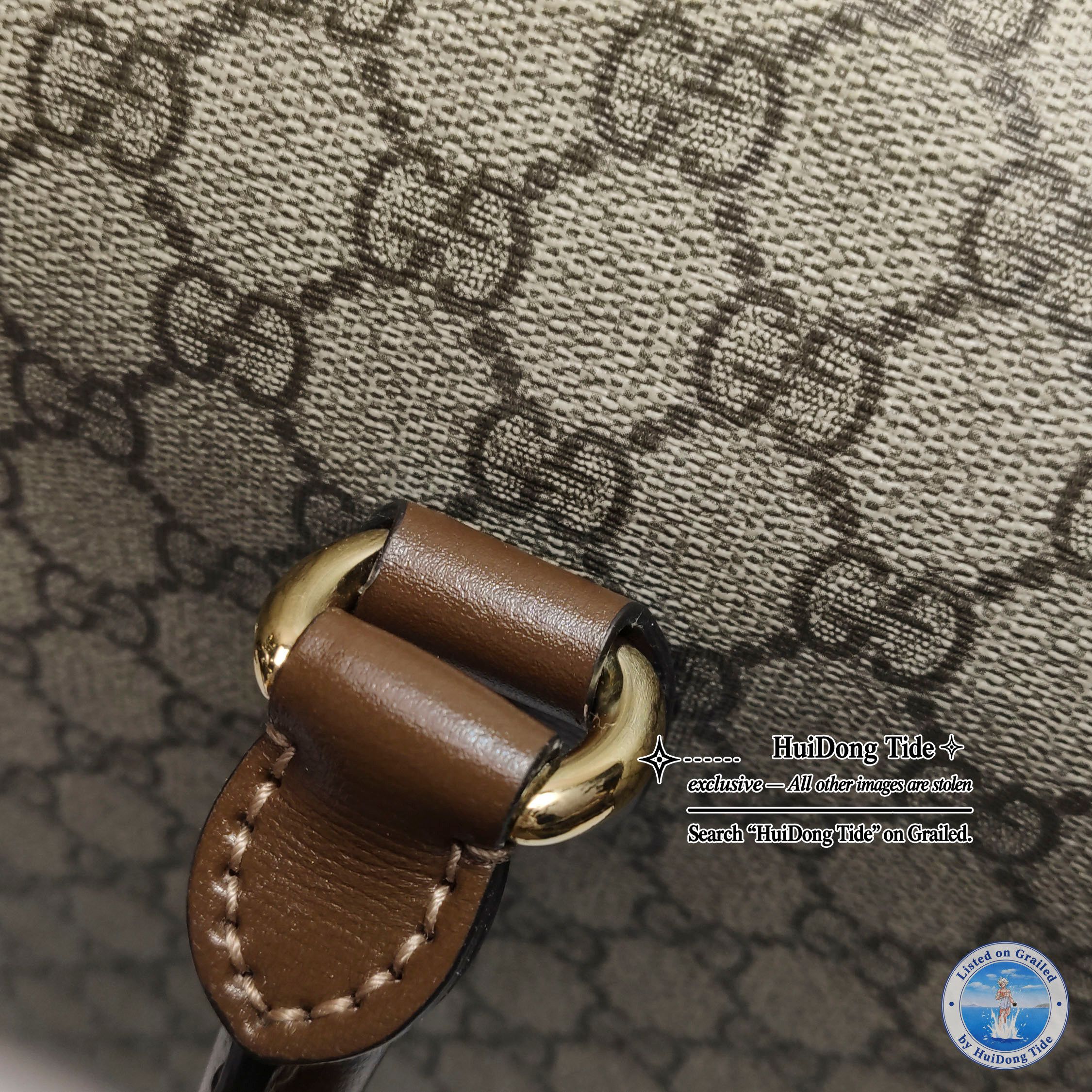 Gucci Gucci GG Supreme Monogram Duffle Bag ONE SIZE Size ONE SIZE - 13 Thumbnail