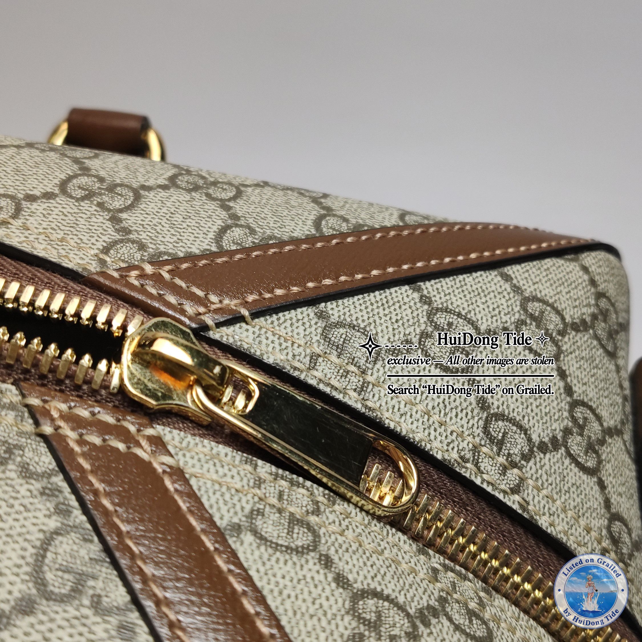 Gucci Gucci GG Supreme Monogram Duffle Bag ONE SIZE Size ONE SIZE - 11 Thumbnail